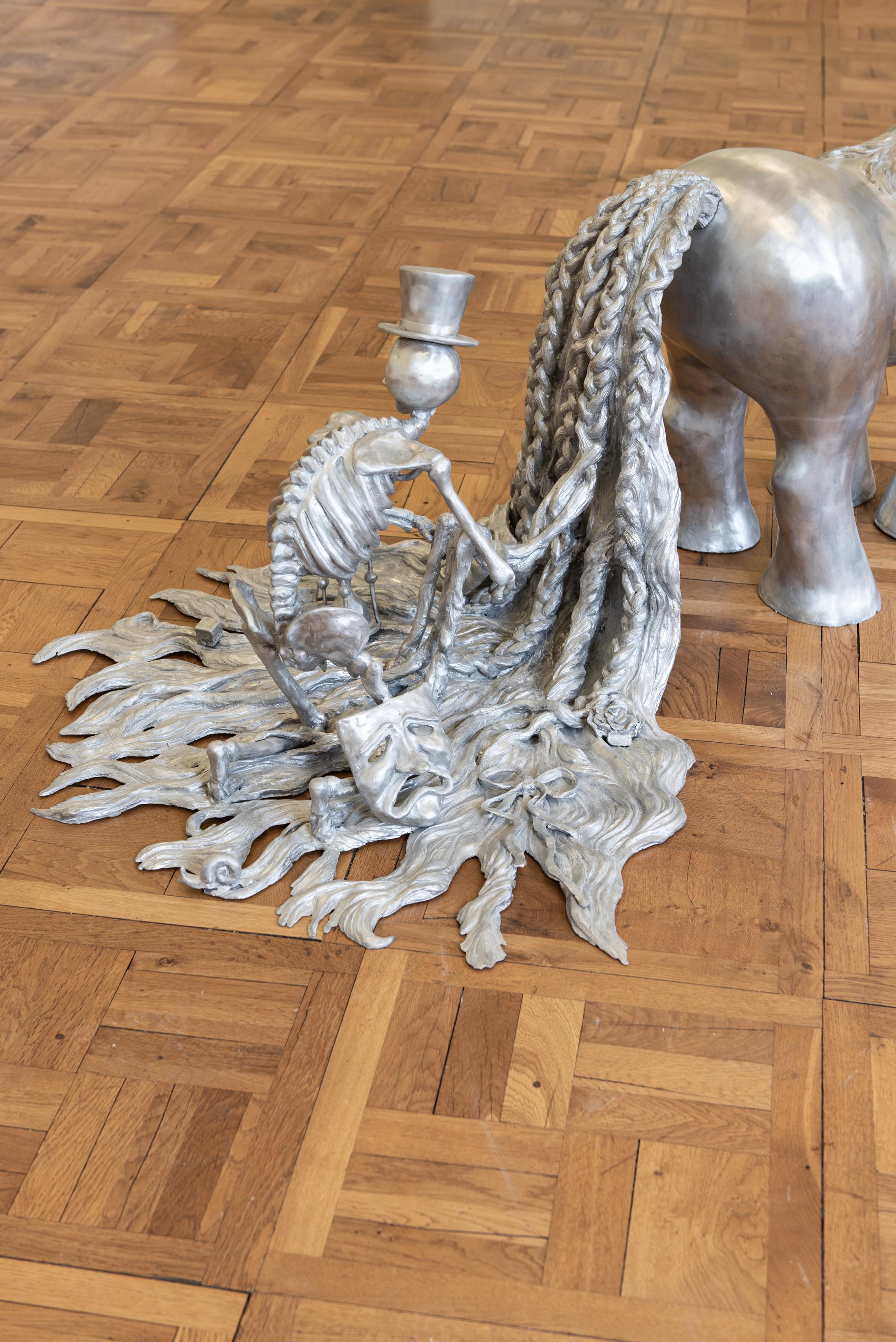 Exhibition View Liz Craft Solo Show «Me Princess» at Kunsthaus Centre d'art Pasquart, Biel, 2023 / Photo: Lea Kunz / Courtesy: the artist and Kunsthaus Centre d'art Pasquart