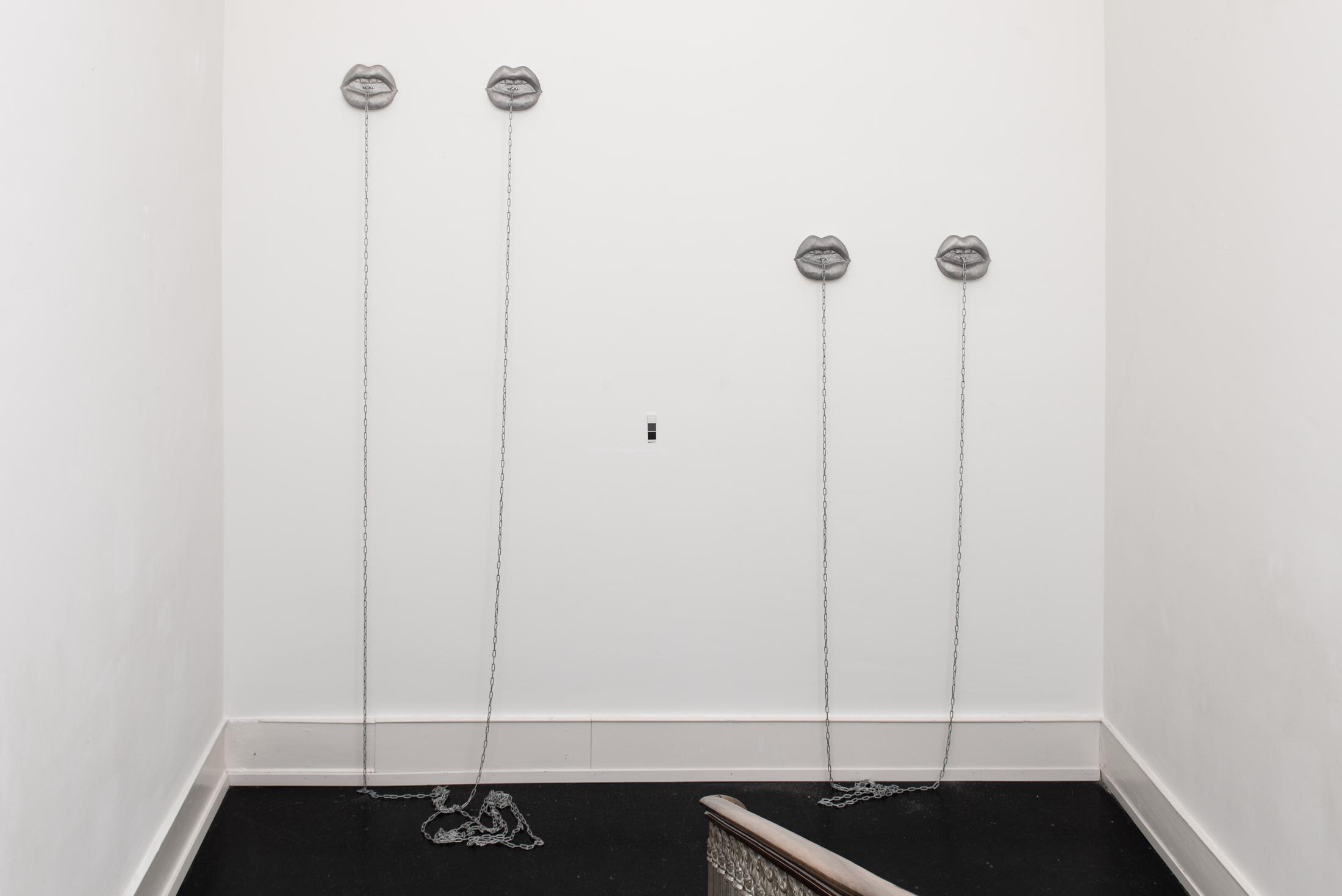 Exhibition View Liz Craft Solo Show «Me Princess» at Kunsthaus Centre d'art Pasquart, Biel, 2023 / Photo: Lea Kunz / Courtesy: the artist and Kunsthaus Centre d'art Pasquart