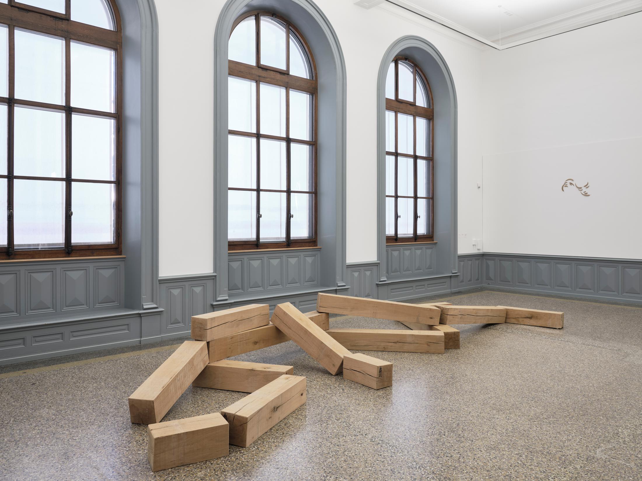 Exhibition View Markus Raetz Solo Show «Oui Non Si No Yes No» at Kunstmuseum Bern, Berne, 2023 / Photo: Rolf Siegenthaler / Courtesy: the artist and Kunstmuseum Bern
