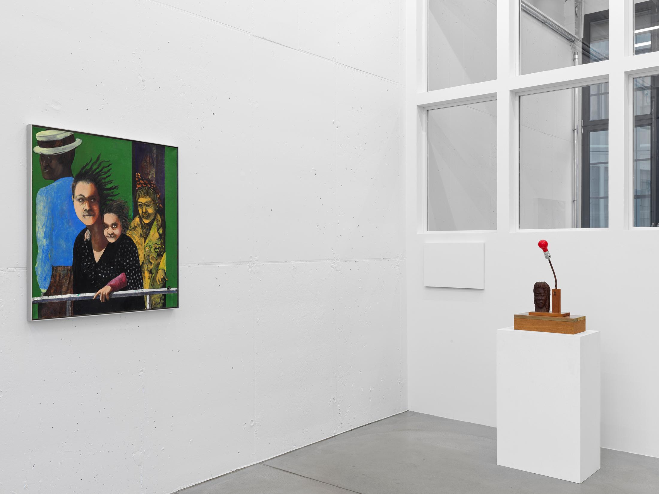 Exhibition View Group Show «MELENCOLIA» at Galerie Eva Presenhuber, Maag Areal, Zurich, 2023-2024 / Photo: Stefan Altenburger Photography / Courtesy: the artists and Galerie Eva Presenhuber