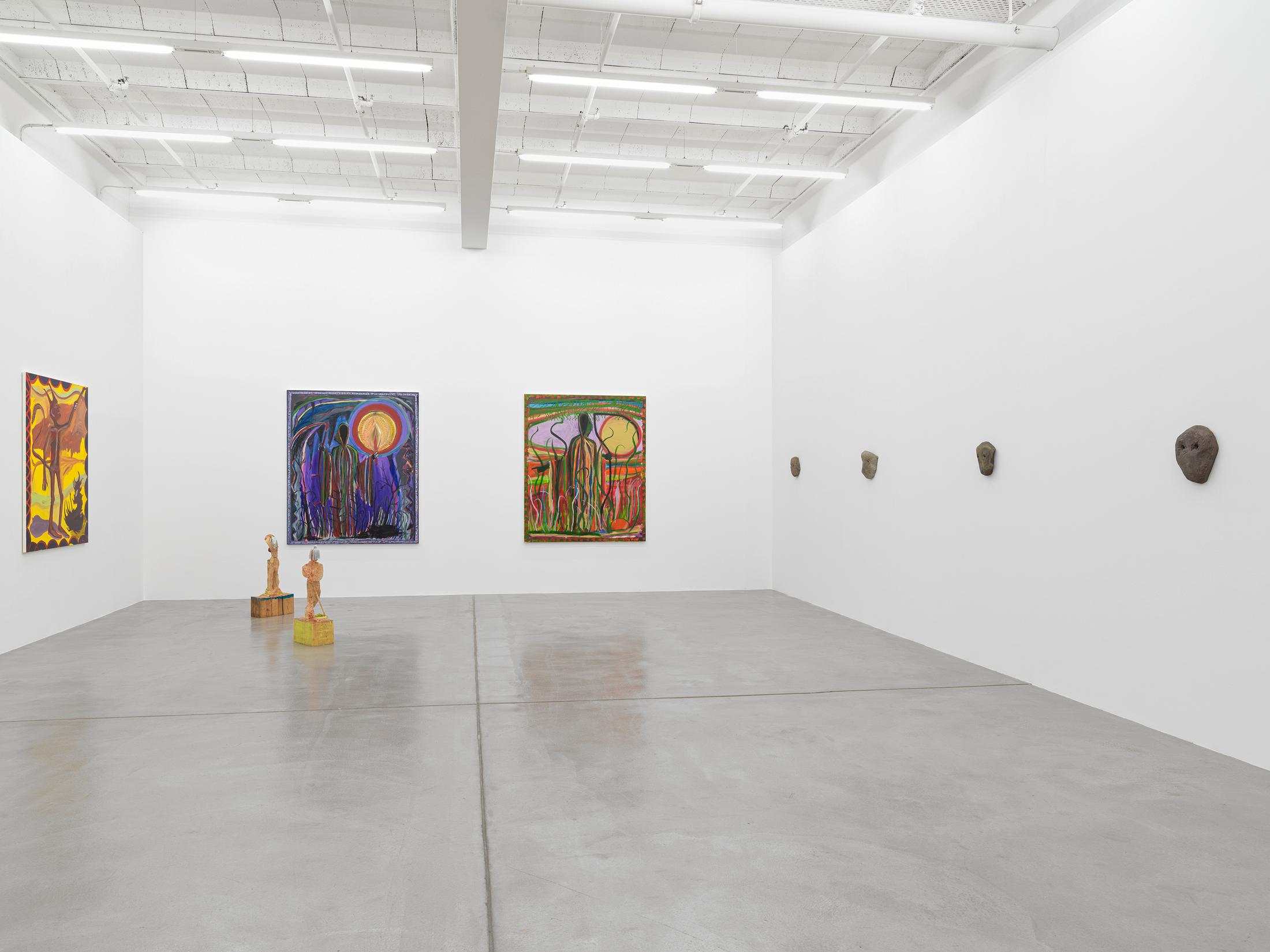 Exhibition View Group Show «MELENCOLIA» at Galerie Eva Presenhuber, Maag Areal, Zurich, 2023-2024 / Photo: Stefan Altenburger Photography / Courtesy: the artists and Galerie Eva Presenhuber