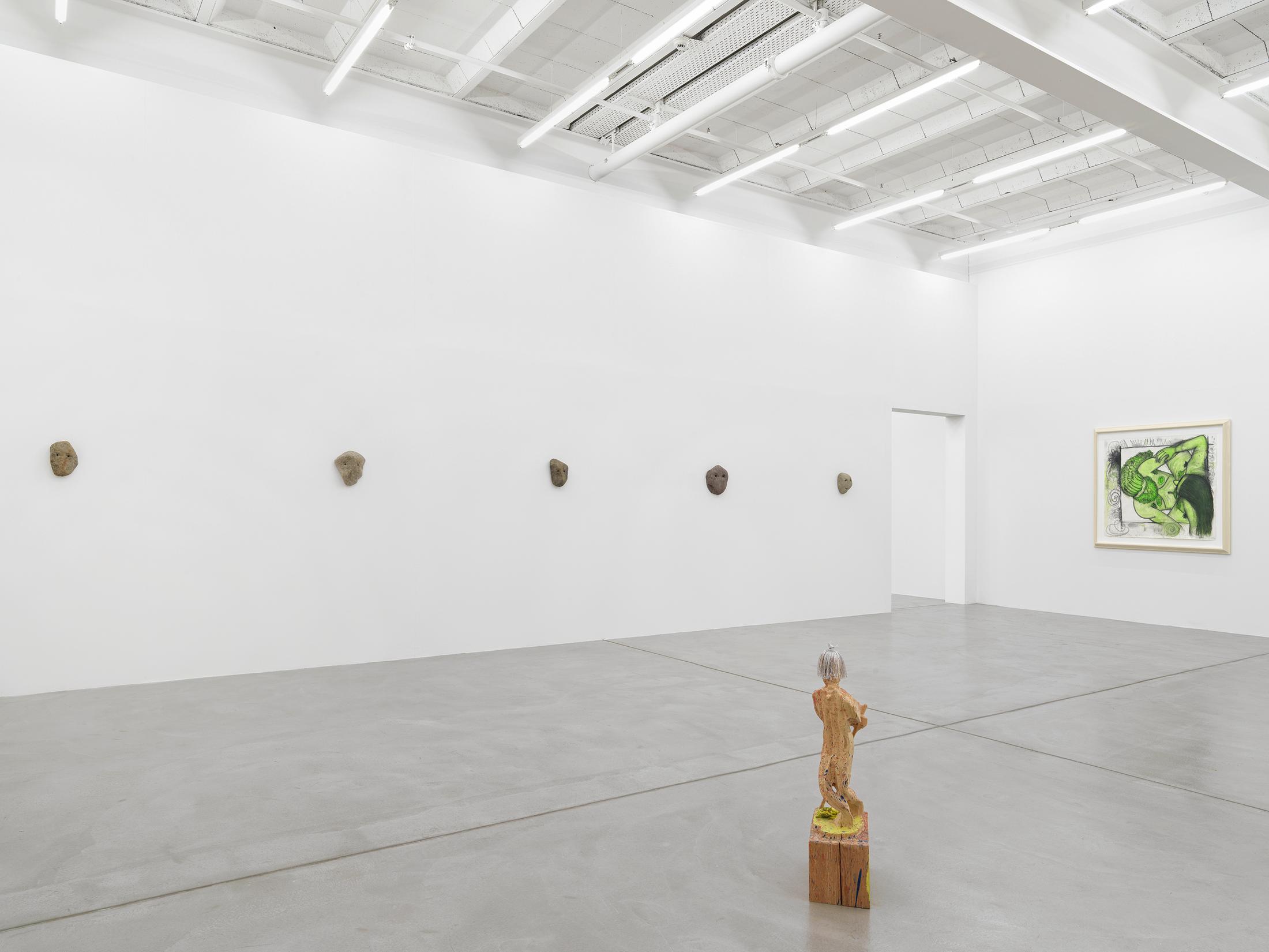 Exhibition View Group Show «MELENCOLIA» at Galerie Eva Presenhuber, Maag Areal, Zurich, 2023-2024 / Photo: Stefan Altenburger Photography / Courtesy: the artists and Galerie Eva Presenhuber