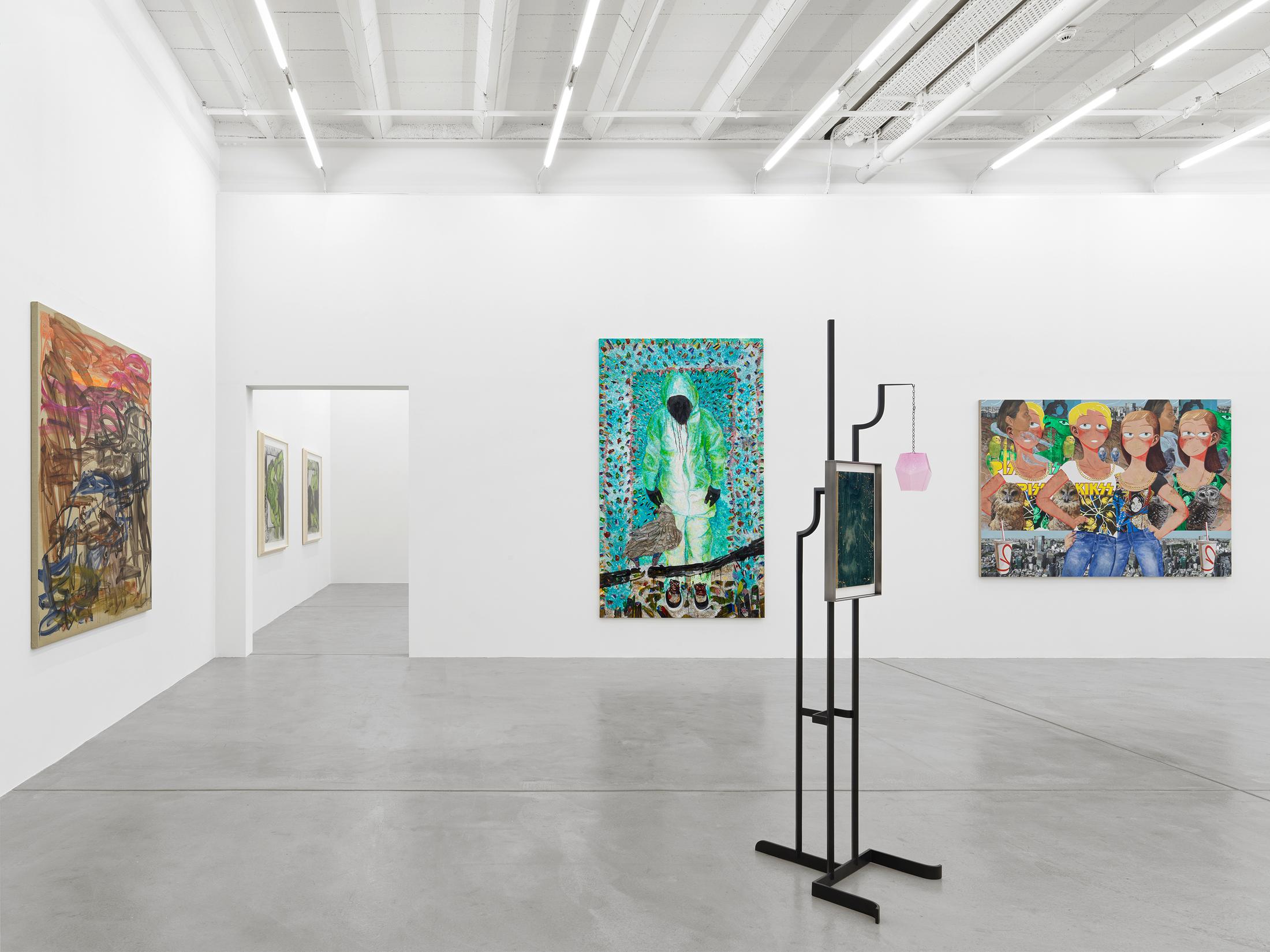 Exhibition View Group Show «MELENCOLIA» at Galerie Eva Presenhuber, Maag Areal, Zurich, 2023-2024 / Photo: Stefan Altenburger Photography / Courtesy: the artists and Galerie Eva Presenhuber