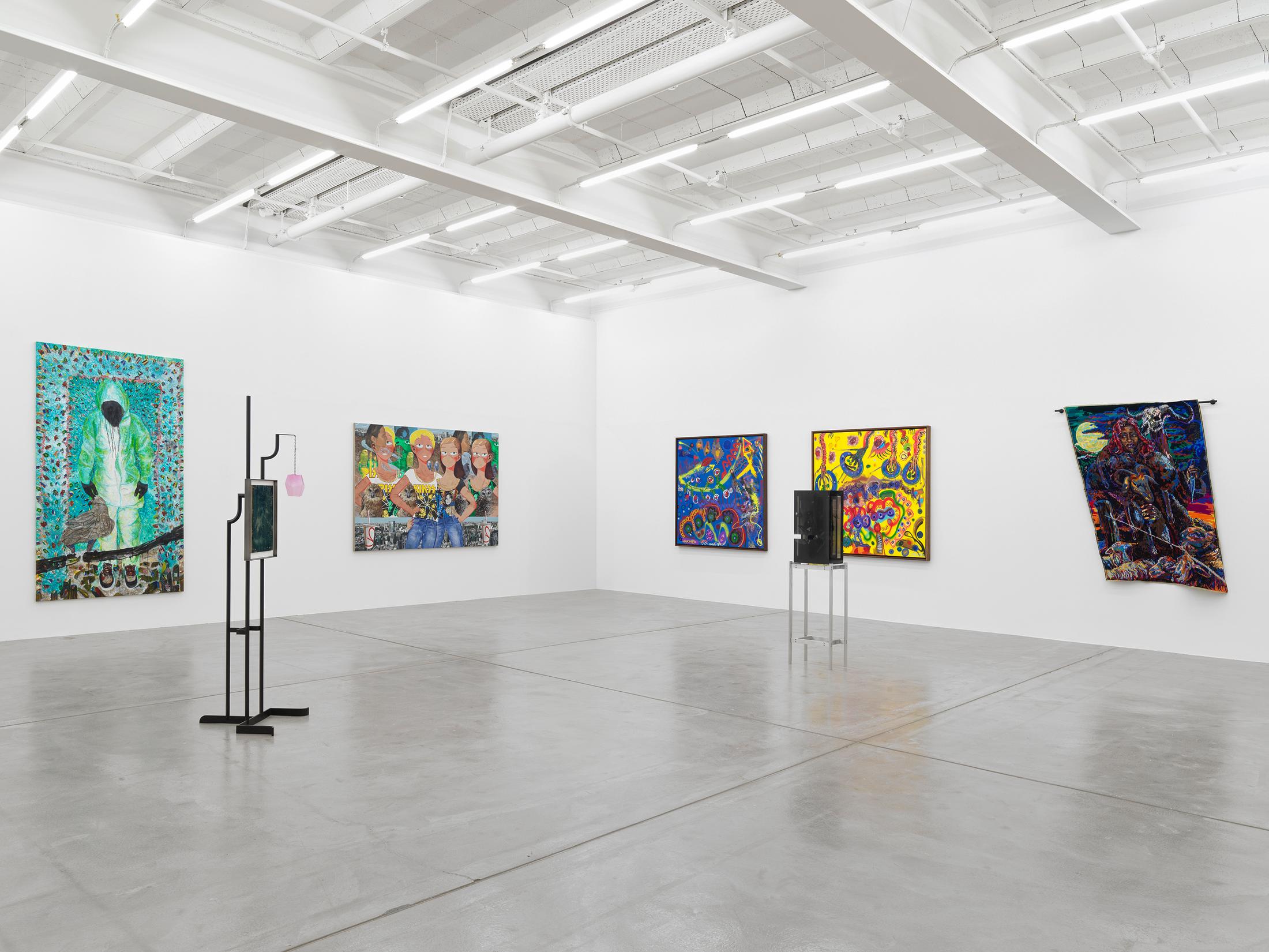 Exhibition View Group Show «MELENCOLIA» at Galerie Eva Presenhuber, Maag Areal, Zurich, 2023-2024 / Photo: Stefan Altenburger Photography / Courtesy: the artists and Galerie Eva Presenhuber