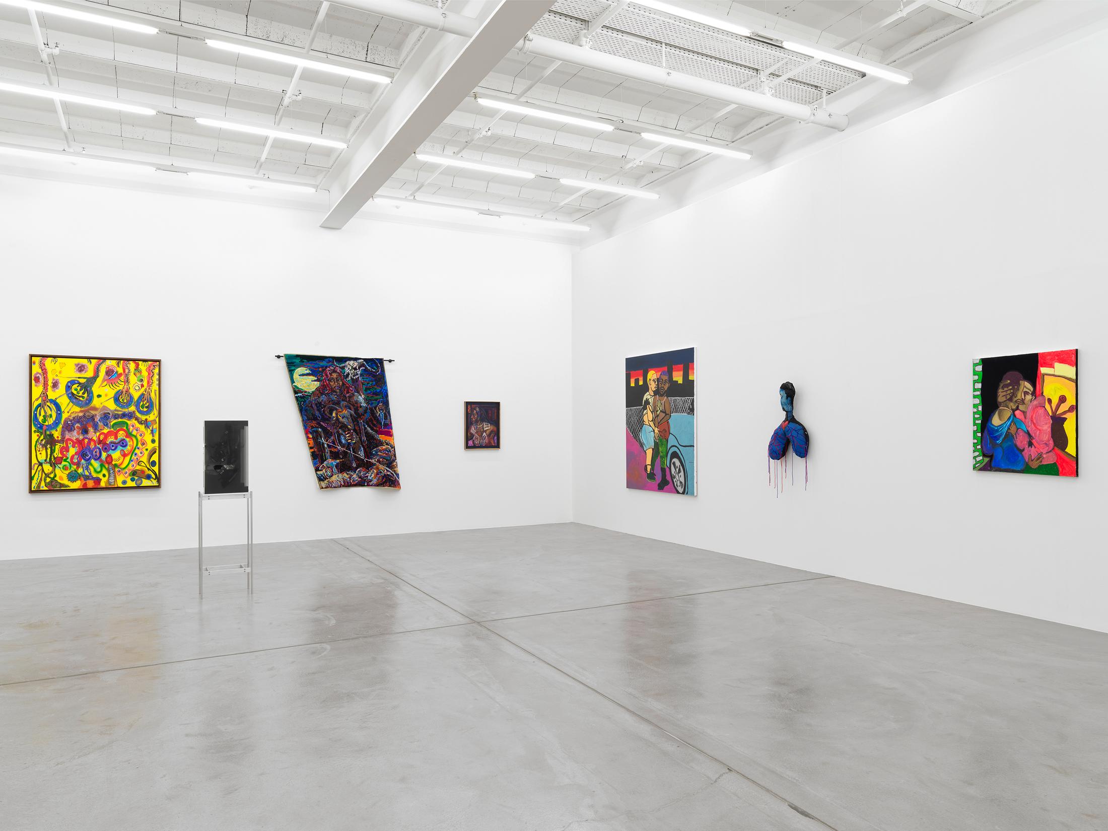 Exhibition View Group Show «MELENCOLIA» at Galerie Eva Presenhuber, Maag Areal, Zurich, 2023-2024 / Photo: Stefan Altenburger Photography / Courtesy: the artists and Galerie Eva Presenhuber