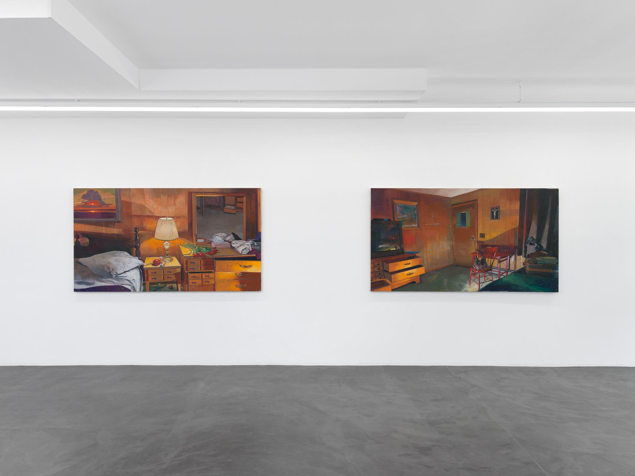 Exhibition View Solo Show Michelle Uckotter «Big Time Shopping Is Here» at Bernheim Gallery, Zurich, 2024 / Photo: Annik Wetter / Courtesy: The artist and Bernheim Gallery
