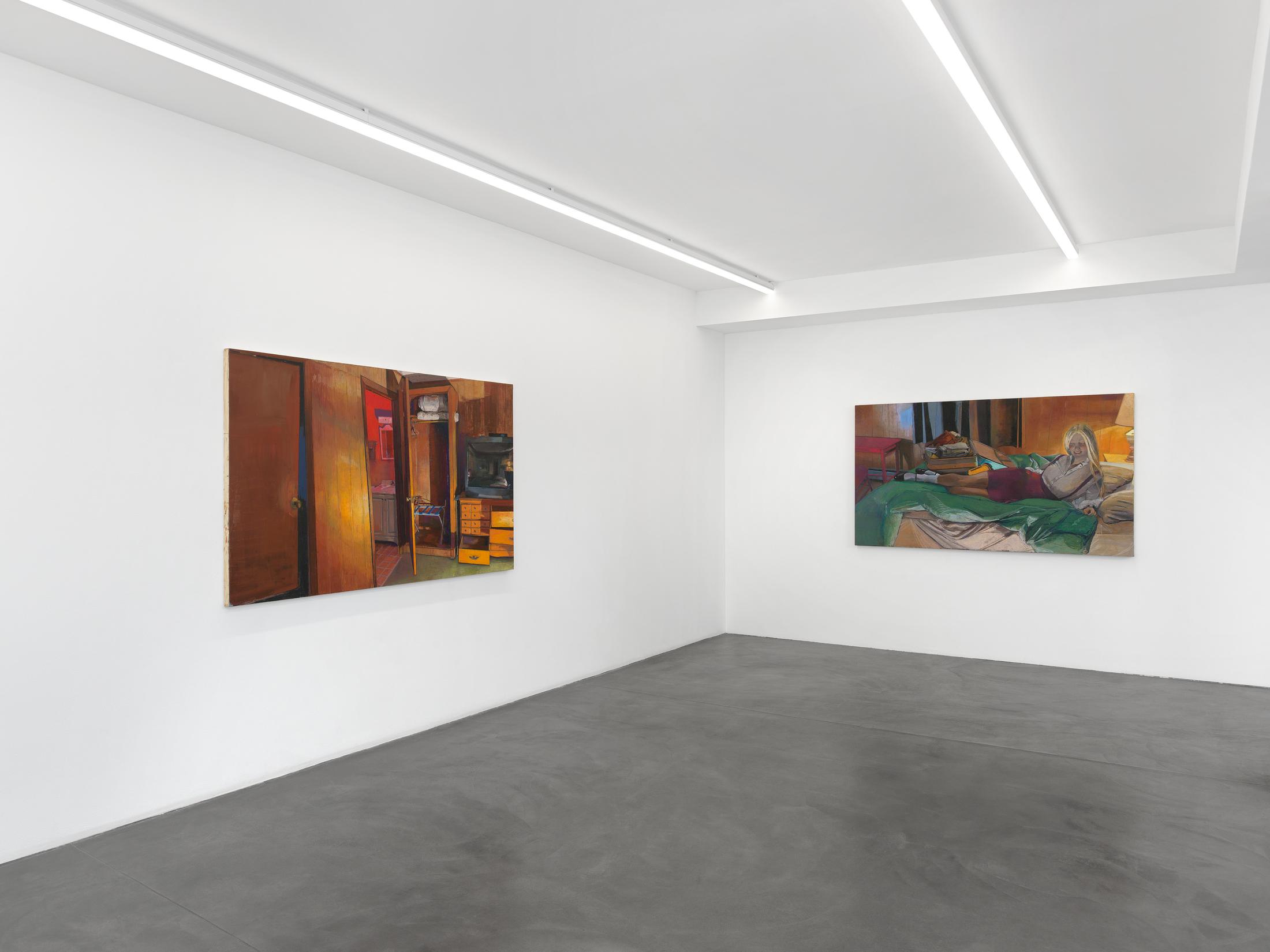 Exhibition View Solo Show Michelle Uckotter «Big Time Shopping Is Here» at Bernheim Gallery, Zurich, 2024 / Photo: Annik Wetter / Courtesy: The artist and Bernheim Gallery