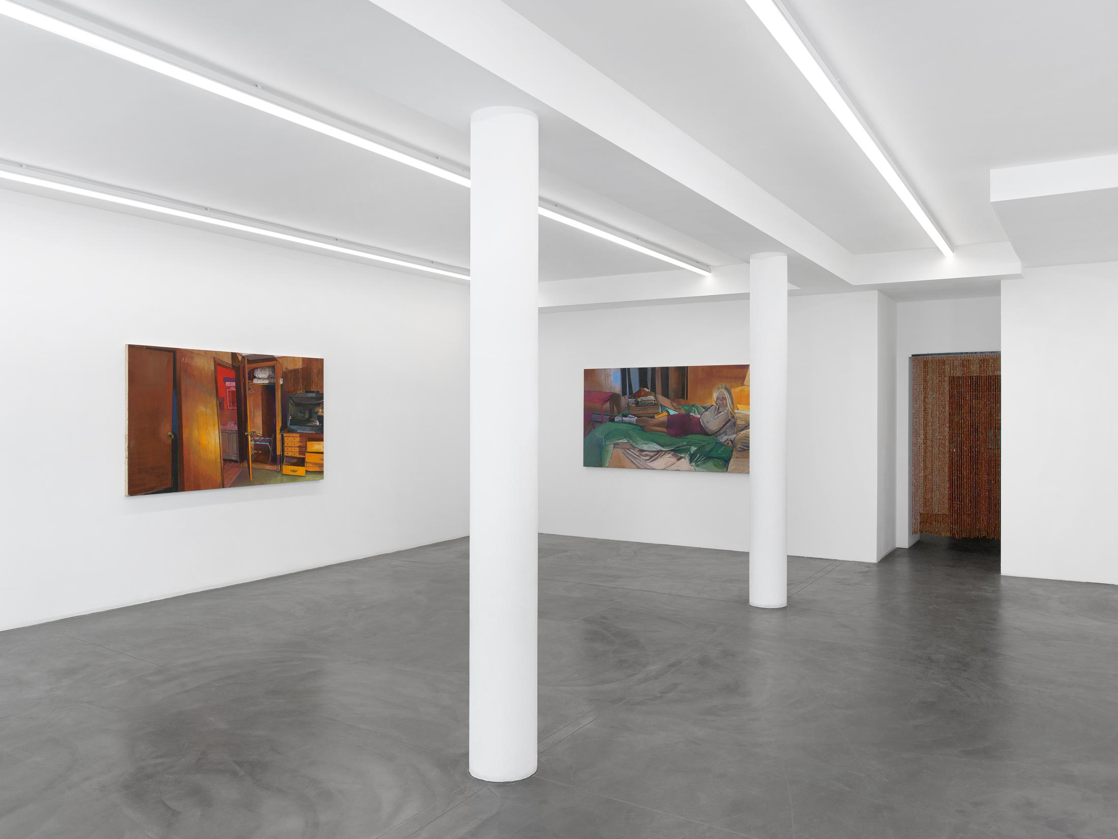 Exhibition View Solo Show Michelle Uckotter «Big Time Shopping Is Here» at Bernheim Gallery, Zurich, 2024 / Photo: Annik Wetter / Courtesy: The artist and Bernheim Gallery