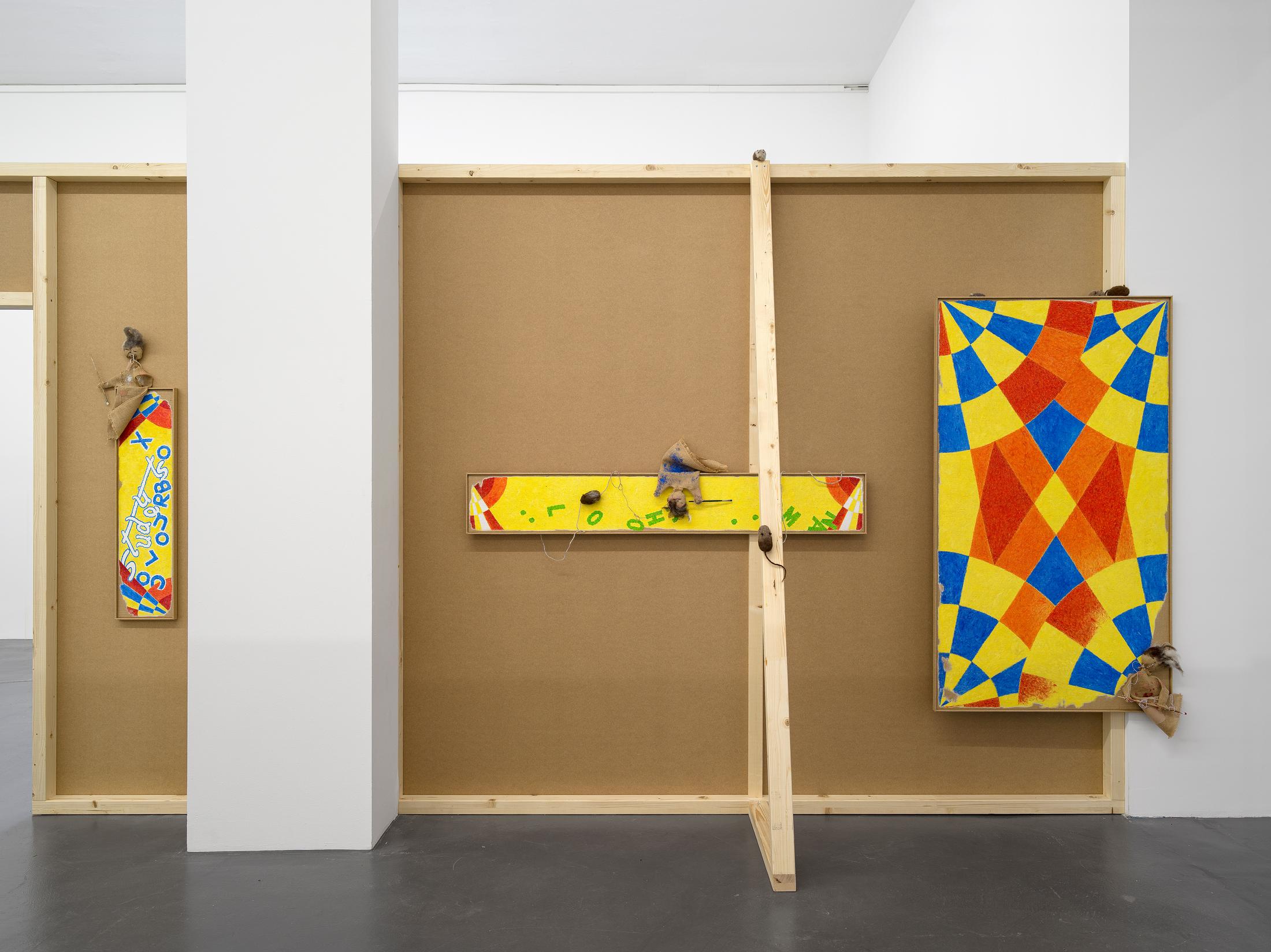 Exhibition View Solo Show Min Yoon «Perspectives + ing» at Galerie Francesca Pia, Zurich, 2024 / Photo: Cedric Mussano / Courtesy: The artist and Galerie Francesca Pia