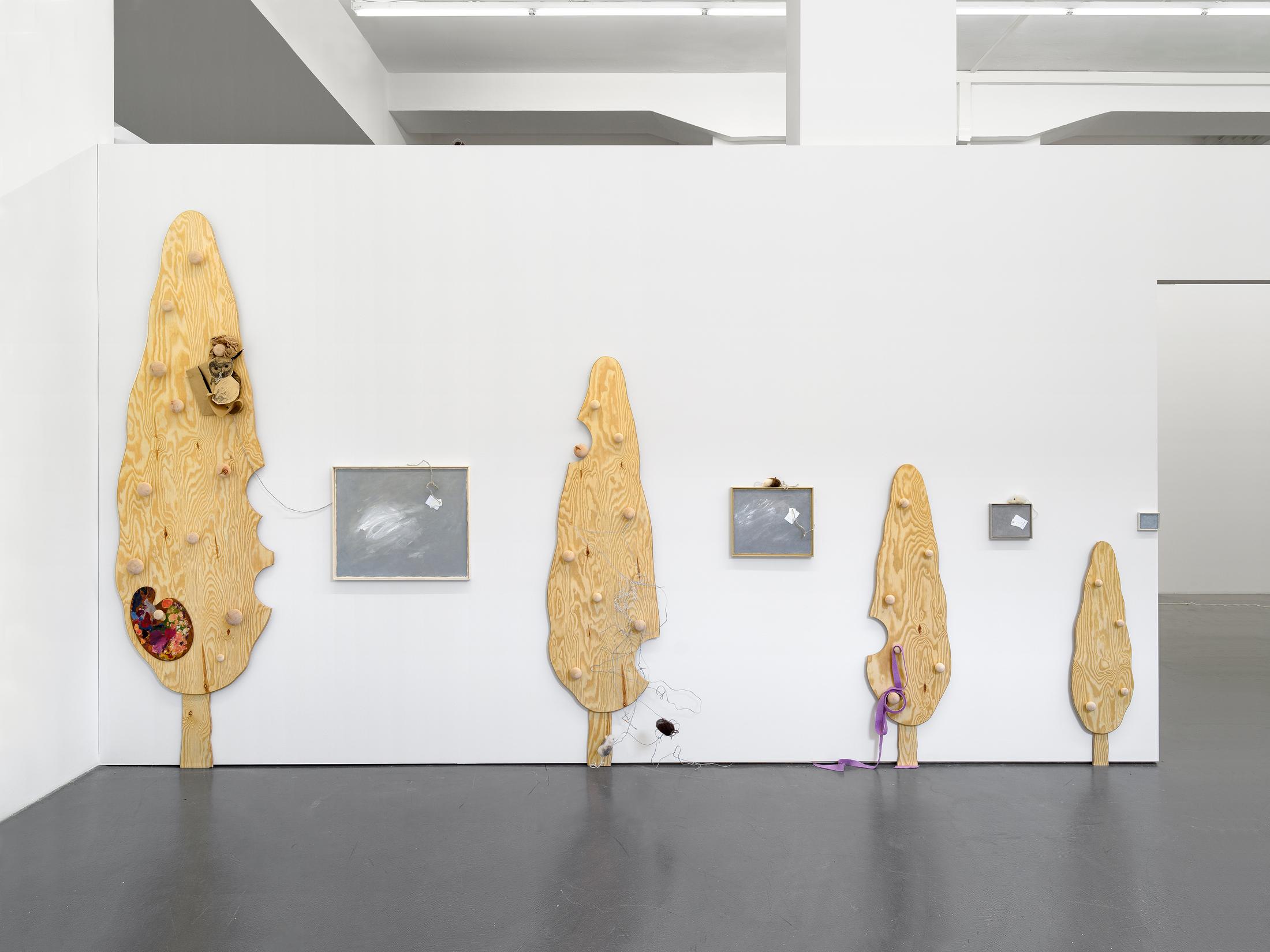 Exhibition View Solo Show Min Yoon «Perspectives + ing» at Galerie Francesca Pia, Zurich, 2024 / Photo: Cedric Mussano / Courtesy: The artist and Galerie Francesca Pia