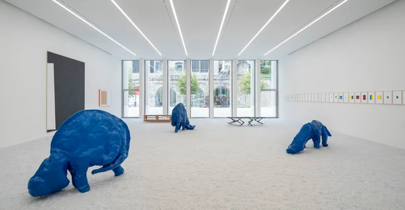 Exhibition View Group Show «Mirage» at Musée cantonal des Beaux-Arts, Lausanne, 2023 / Photo: Jonas Hänggi / Courtesy: the artists and Musée cantonal des Beaux-Arts de Lausanne