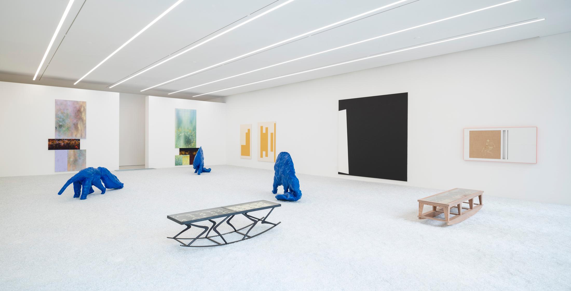 Exhibition View Group Show «Mirage» at Musée cantonal des Beaux-Arts, Lausanne, 2023 / Photo: Jonas Hänggi / Courtesy: the artists and Musée cantonal des Beaux-Arts de Lausanne