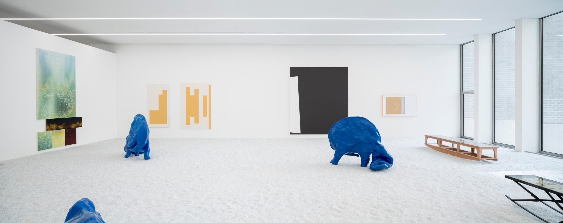 Exhibition View Group Show «Mirage» at Musée cantonal des Beaux-Arts, Lausanne, 2023 / Photo: Jonas Hänggi / Courtesy: the artists and Musée cantonal des Beaux-Arts de Lausanne