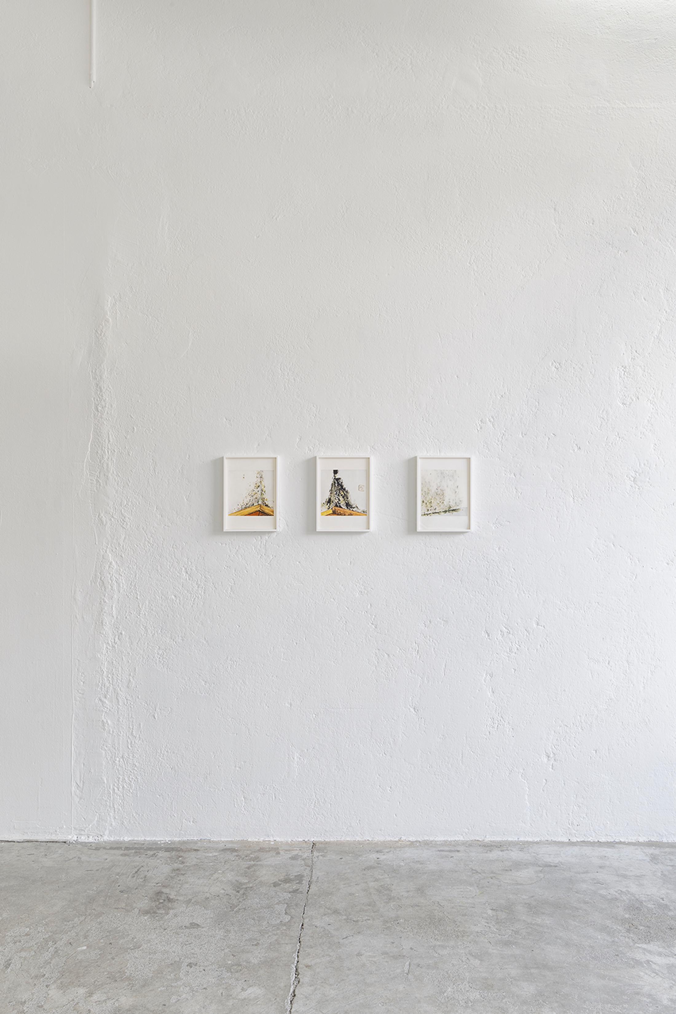 Exhibition View Group Show «Modernization ; view on Marta Riniker-Radich, Physical Assets Are Always the Last Resort, 2022, mixed media on paper, 31.5 × 23 cm» at Circuit, Lausanne, 2024 / Photo: Aude Mayer / Courtesy: the artists, Aude Mayer, CIRCUIT