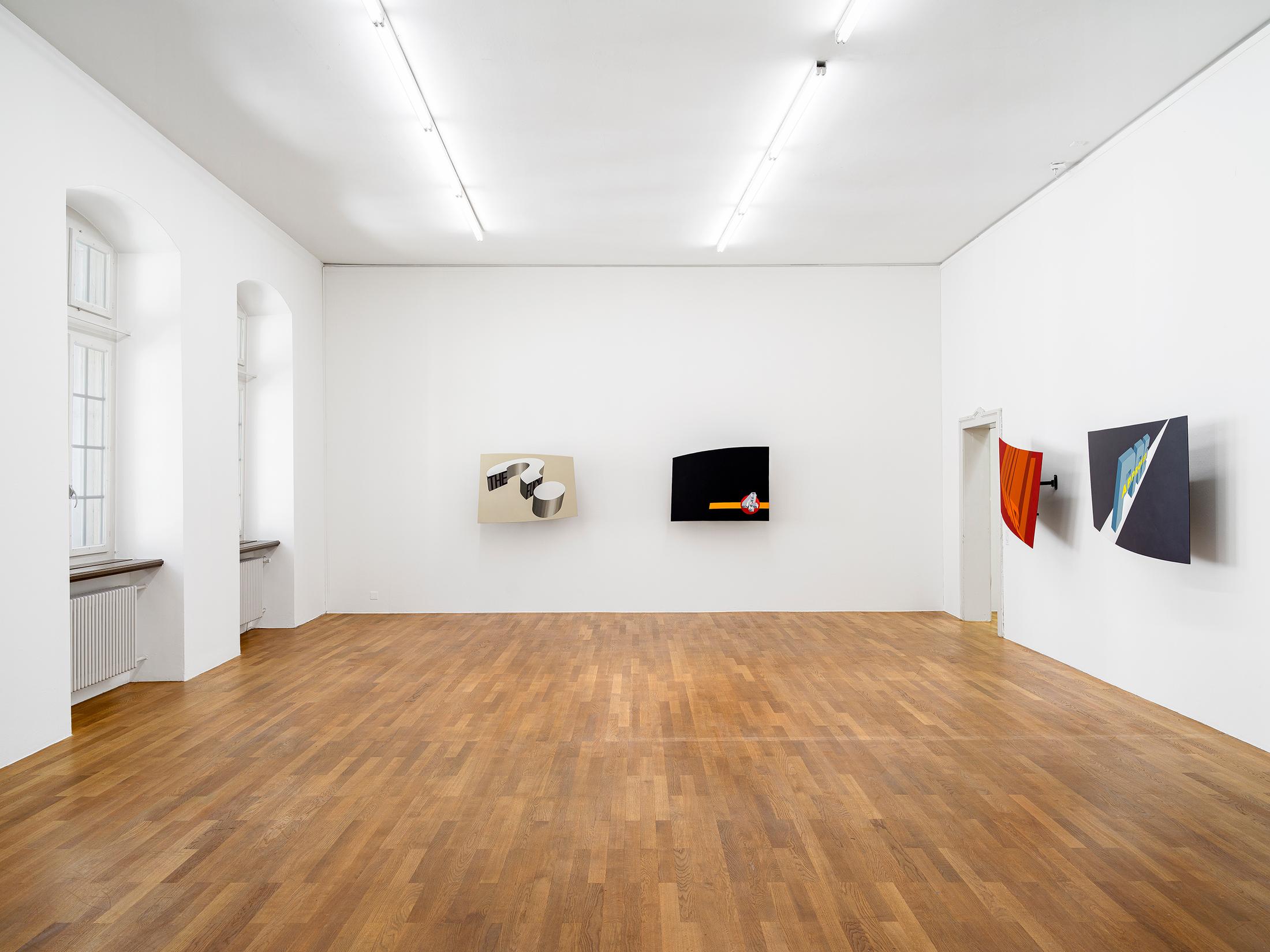 Exhibition View Solo Show Nancy Dwyer «Hot Mess» at Kunsthalle Winterthur, 2024 / Photo: Cedric Mussano / Courtesy: the artist and Theta, New York