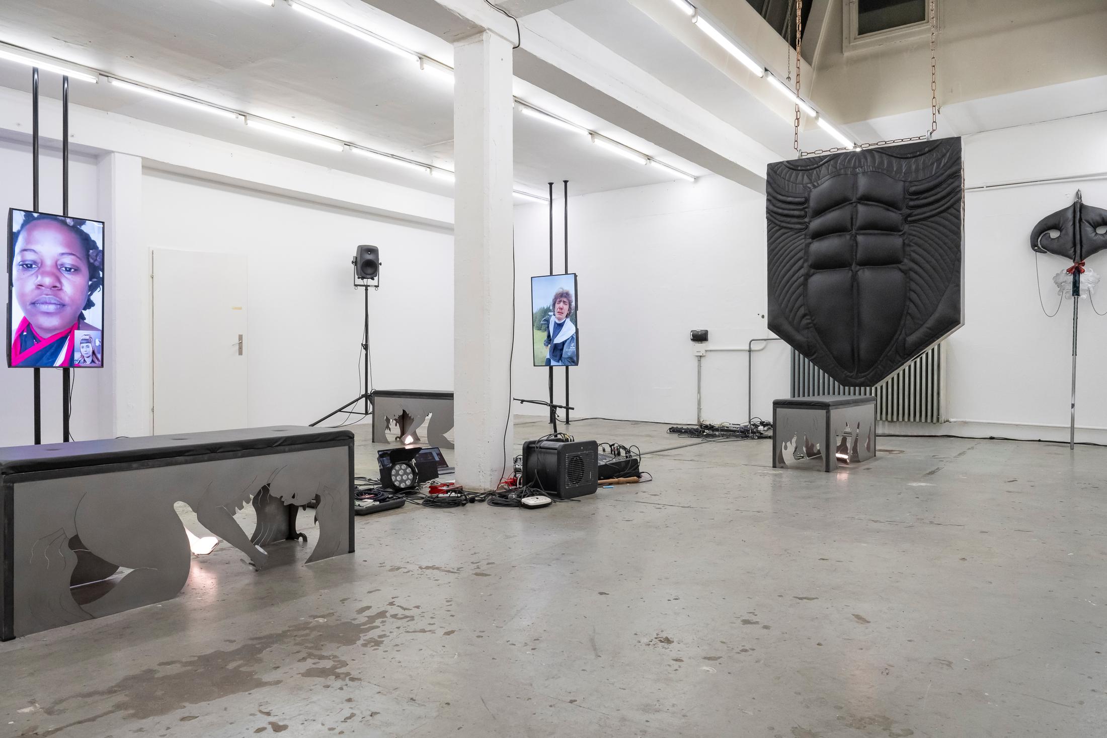 Exhibition View Nicola Genovese Solo Show «Desireless» at Toxi, Zurich, 2023 / Photo: Sebastian Lendenmann / Courtesy: the artist and Toxi