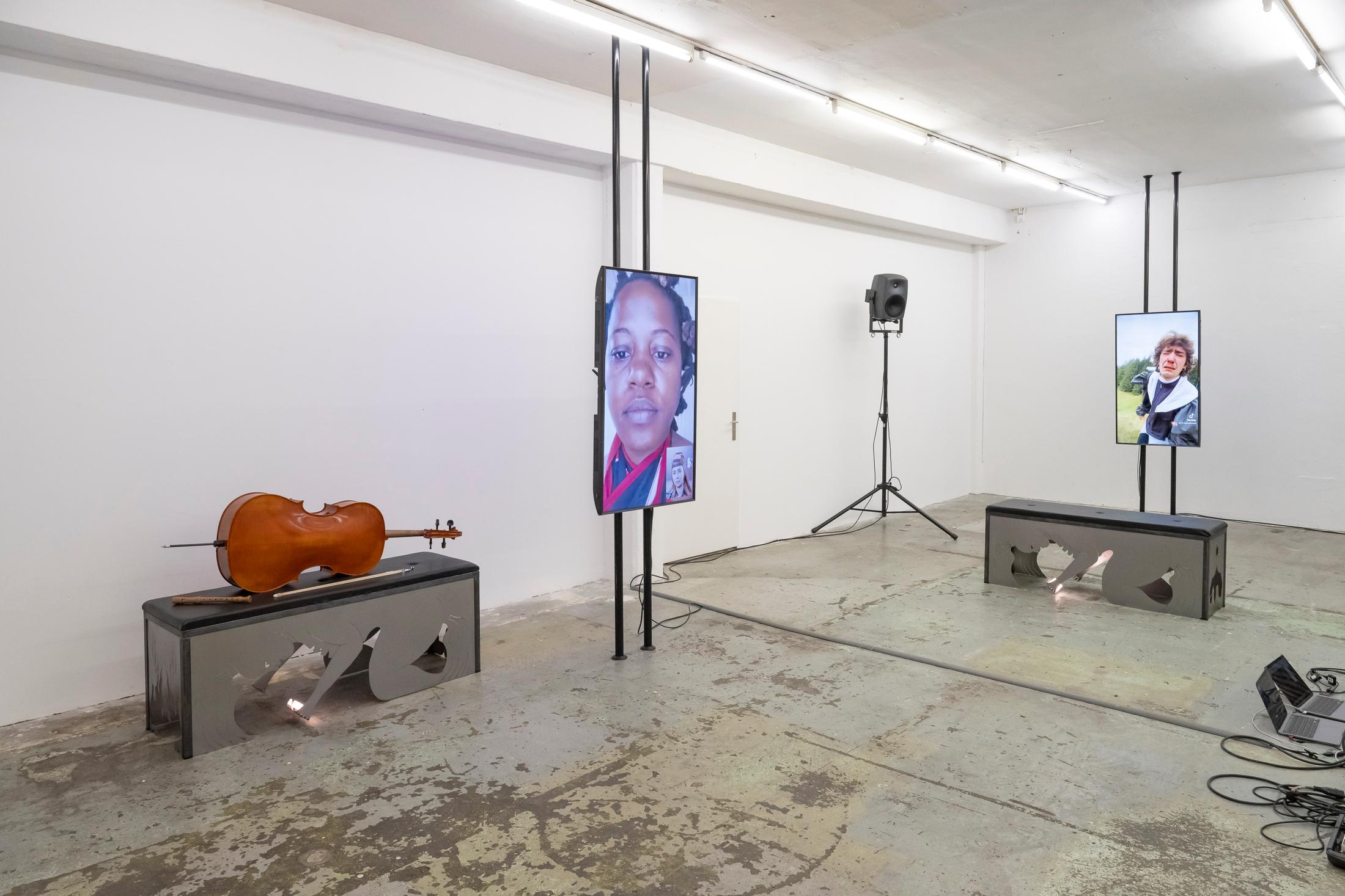 Exhibition View Nicola Genovese Solo Show «Desireless» at Toxi, Zurich, 2023 / Photo: Sebastian Lendenmann / Courtesy: the artist and Toxi