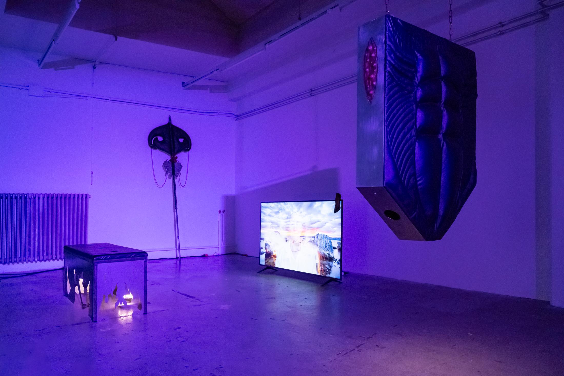 Exhibition View Nicola Genovese Solo Show «Desireless» at Toxi, Zurich, 2023 / Photo: Sebastian Lendenmann / Courtesy: the artist and Toxi