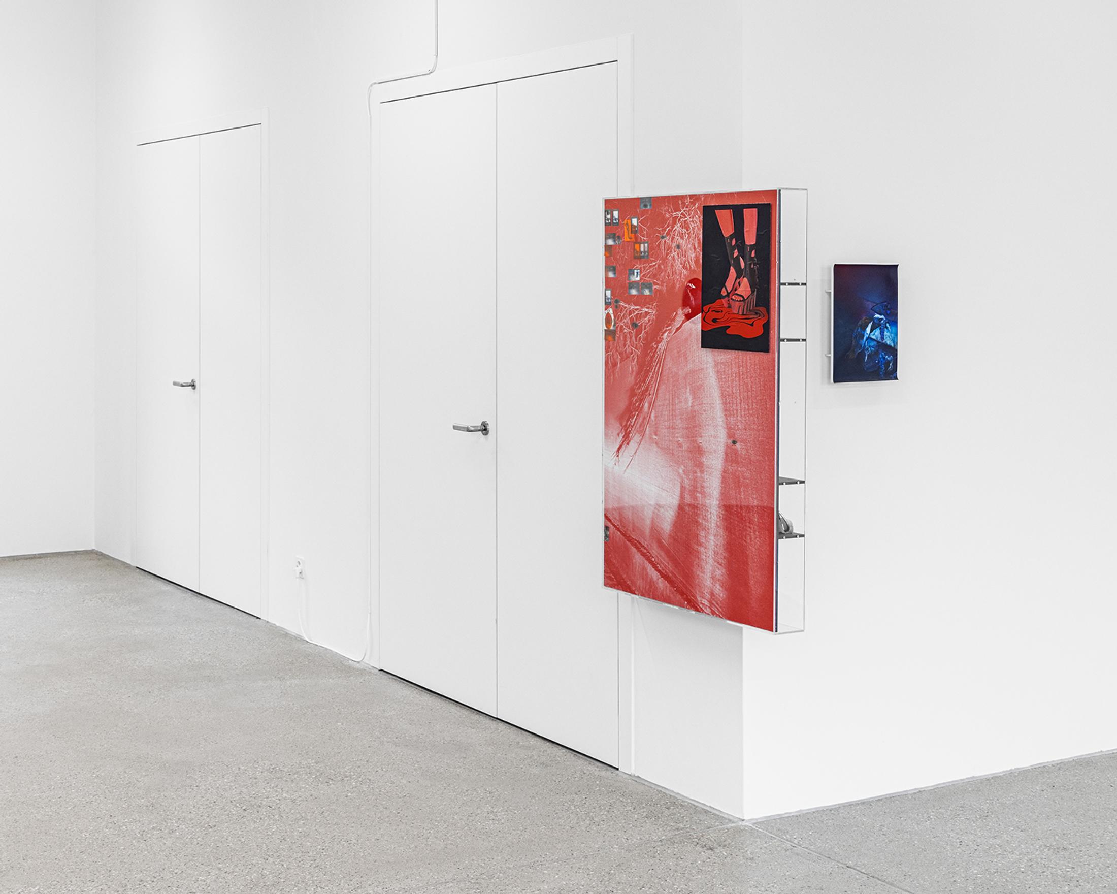 Exhibition View Solo Show Niels Trannois «Version Cue» at CALM – Centre d’Art La Meute, Lausanne, Switzerland, 2025 / Photo: Théo Dufloo / Courtesy of the artist