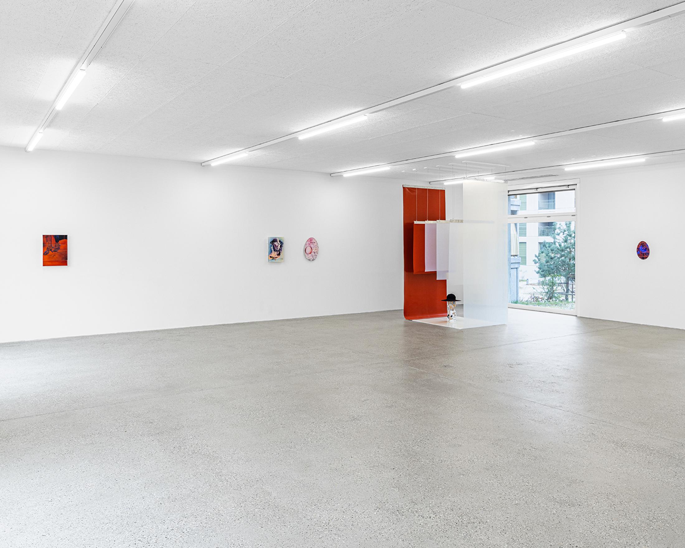 Exhibition View Solo Show Niels Trannois «Version Cue» at CALM – Centre d’Art La Meute, Lausanne, Switzerland, 2025 / Photo: Théo Dufloo / Courtesy of the artist