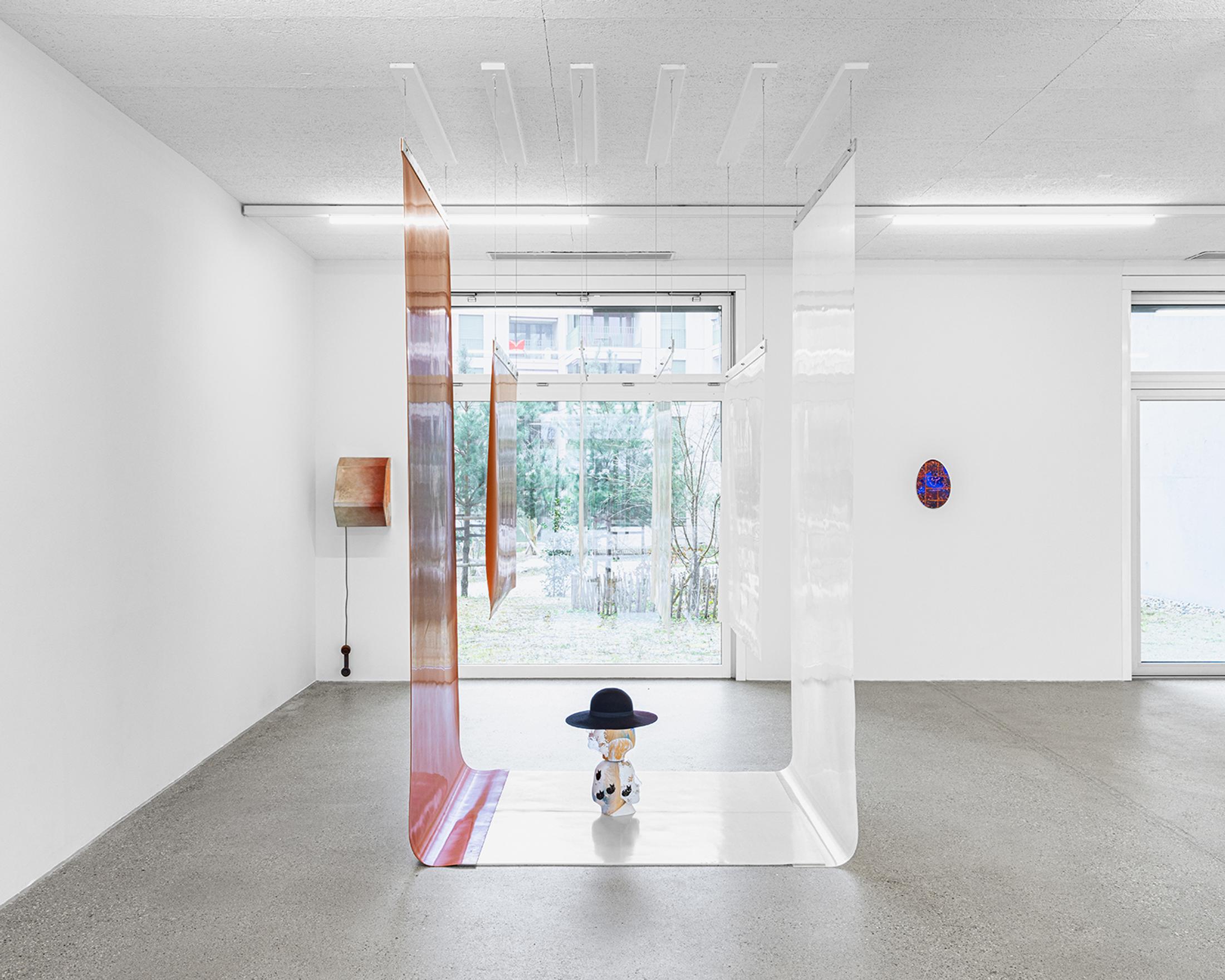 Exhibition View Solo Show Niels Trannois «Version Cue» at CALM – Centre d’Art La Meute, Lausanne, Switzerland, 2025 / Photo: Théo Dufloo / Courtesy of the artist
