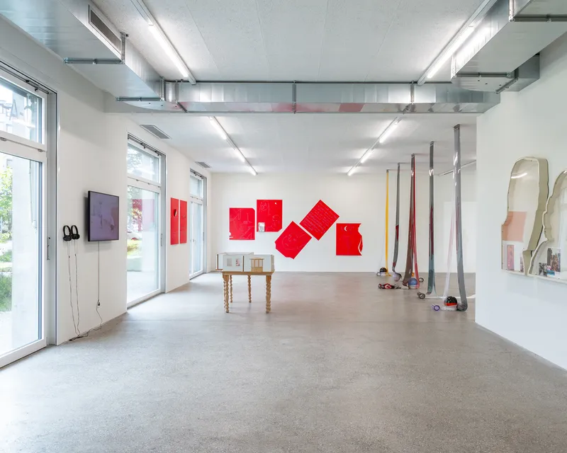 Exhibition View Group Show «Our Labor, Our Passion, Our Love» at CALM - Centre d'Art la Meute, Lausanne, 2024 / Photo: Théo Dufloo / Courtesy: The artist-x-s and CALM - Centre d'Art La Meute