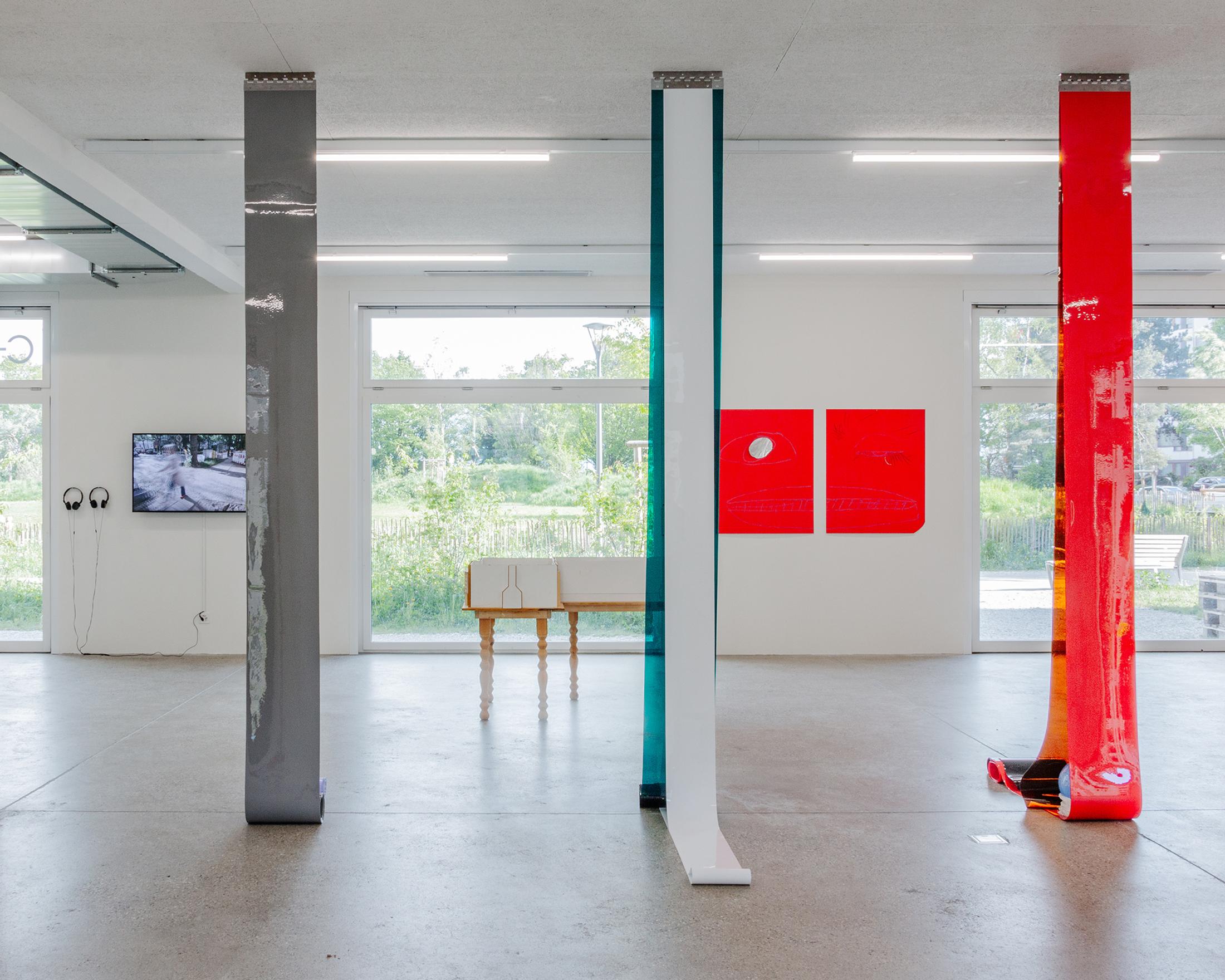 Exhibition View Group Show «Our Labor, Our Passion, Our Love» at CALM - Centre d'Art la Meute, Lausanne, 2024 / Photo: Théo Dufloo / Courtesy: The artist-x-s and CALM - Centre d'Art La Meute