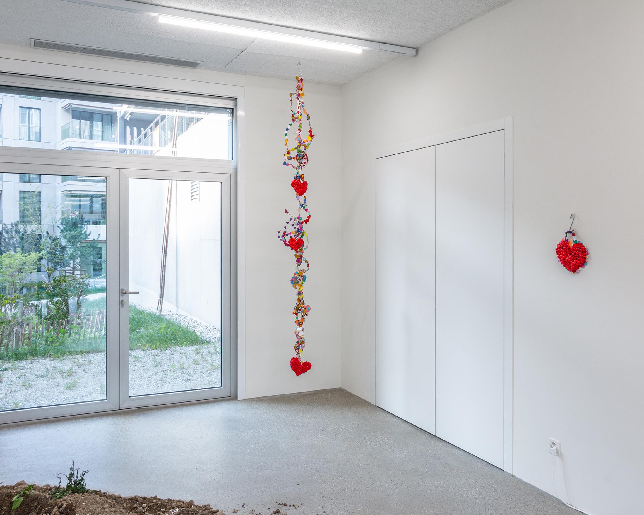 Exhibition View Group Show «Our Labor, Our Passion, Our Love» at CALM - Centre d'Art la Meute, Lausanne, 2024 / Photo: Théo Dufloo / Courtesy: The artist-x-s and CALM - Centre d'Art La Meute