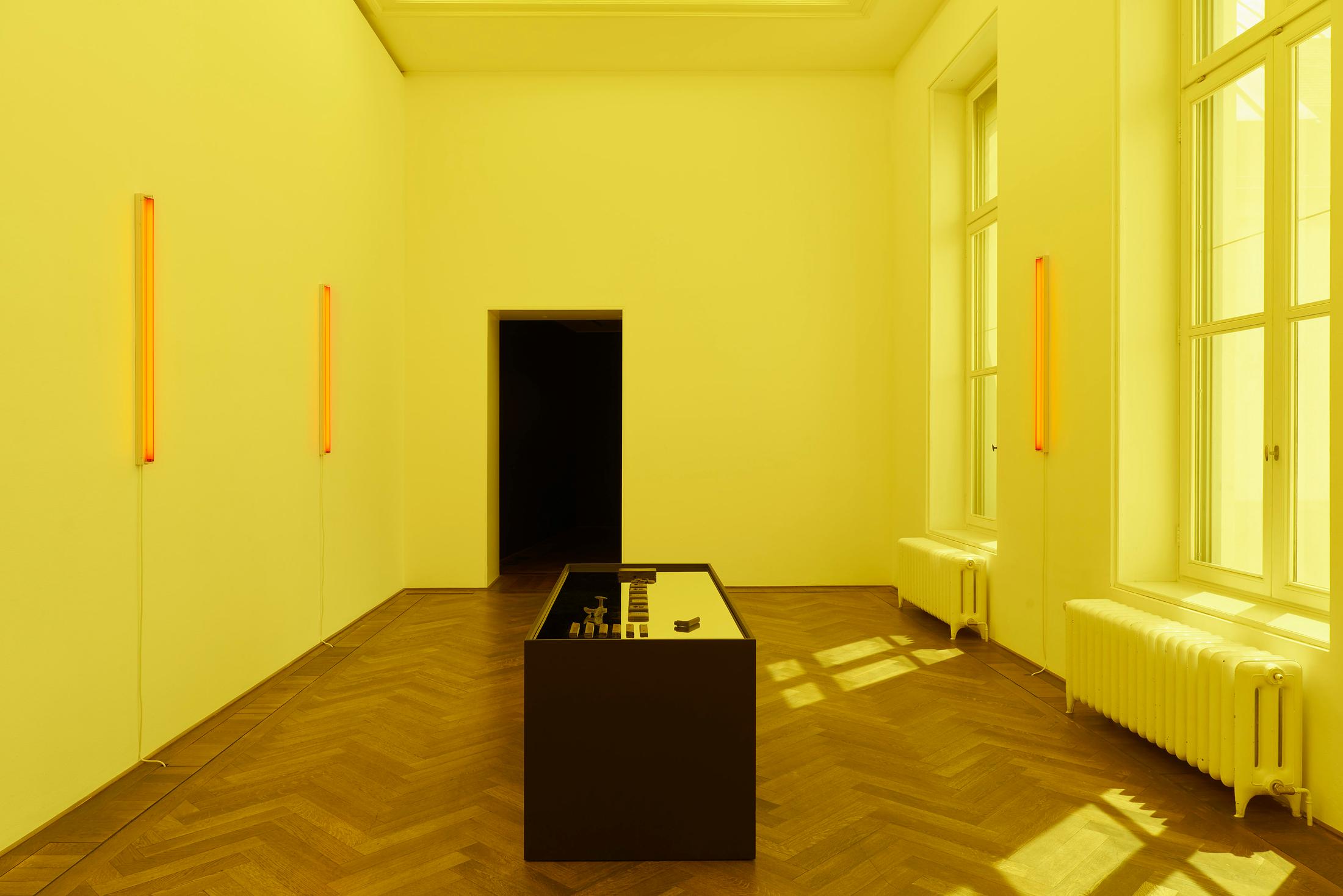 Exhibition View P. Staff Solo Show «In Ekstase» at Kunsthalle Basel, Basel, 2023 / Photo: Philipp Hänger / Courtesy: the artist and Kunsthalle Basel