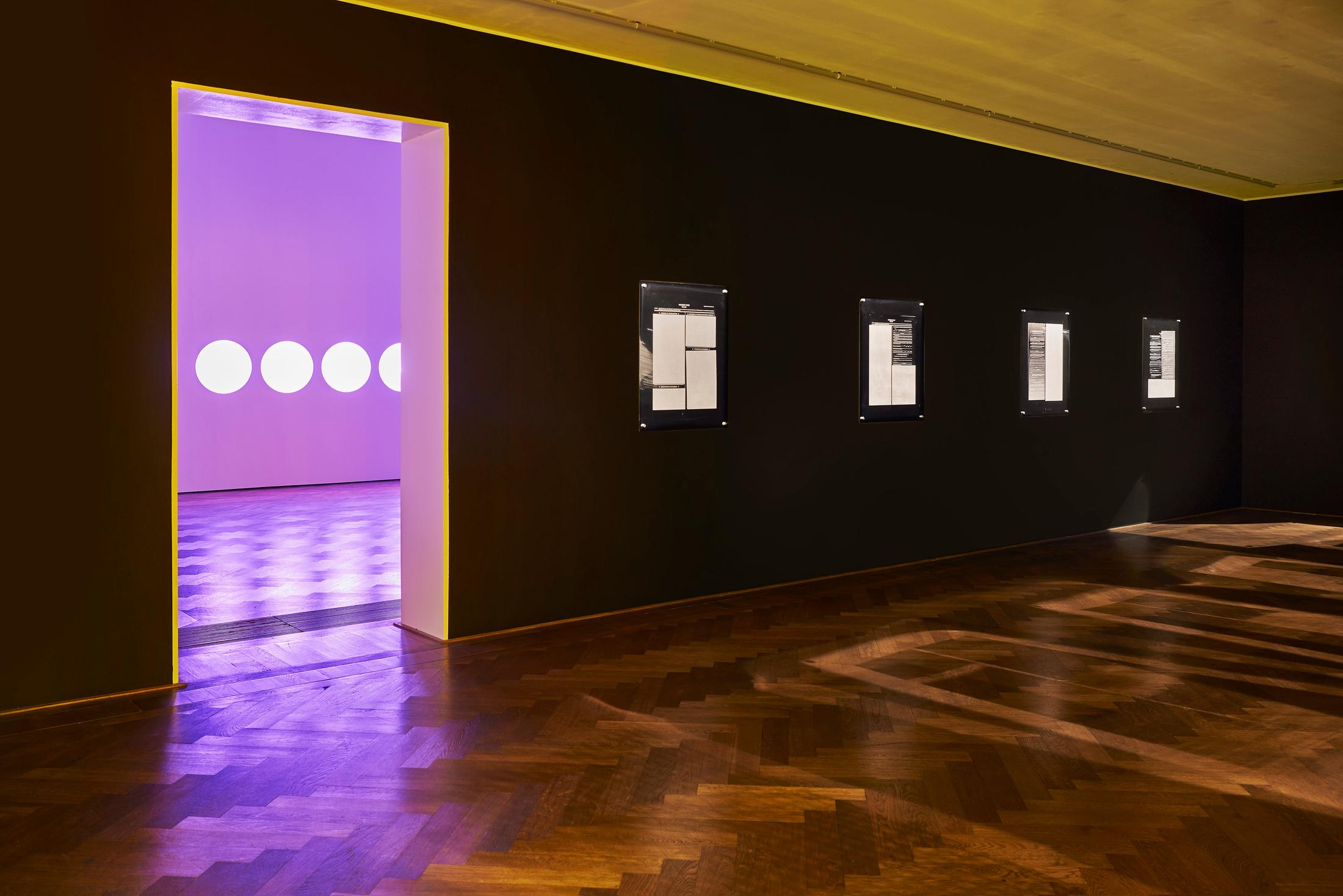 Exhibition View P. Staff Solo Show «In Ekstase» at Kunsthalle Basel, Basel, 2023 / Photo: Philipp Hänger / Courtesy: the artist and Kunsthalle Basel