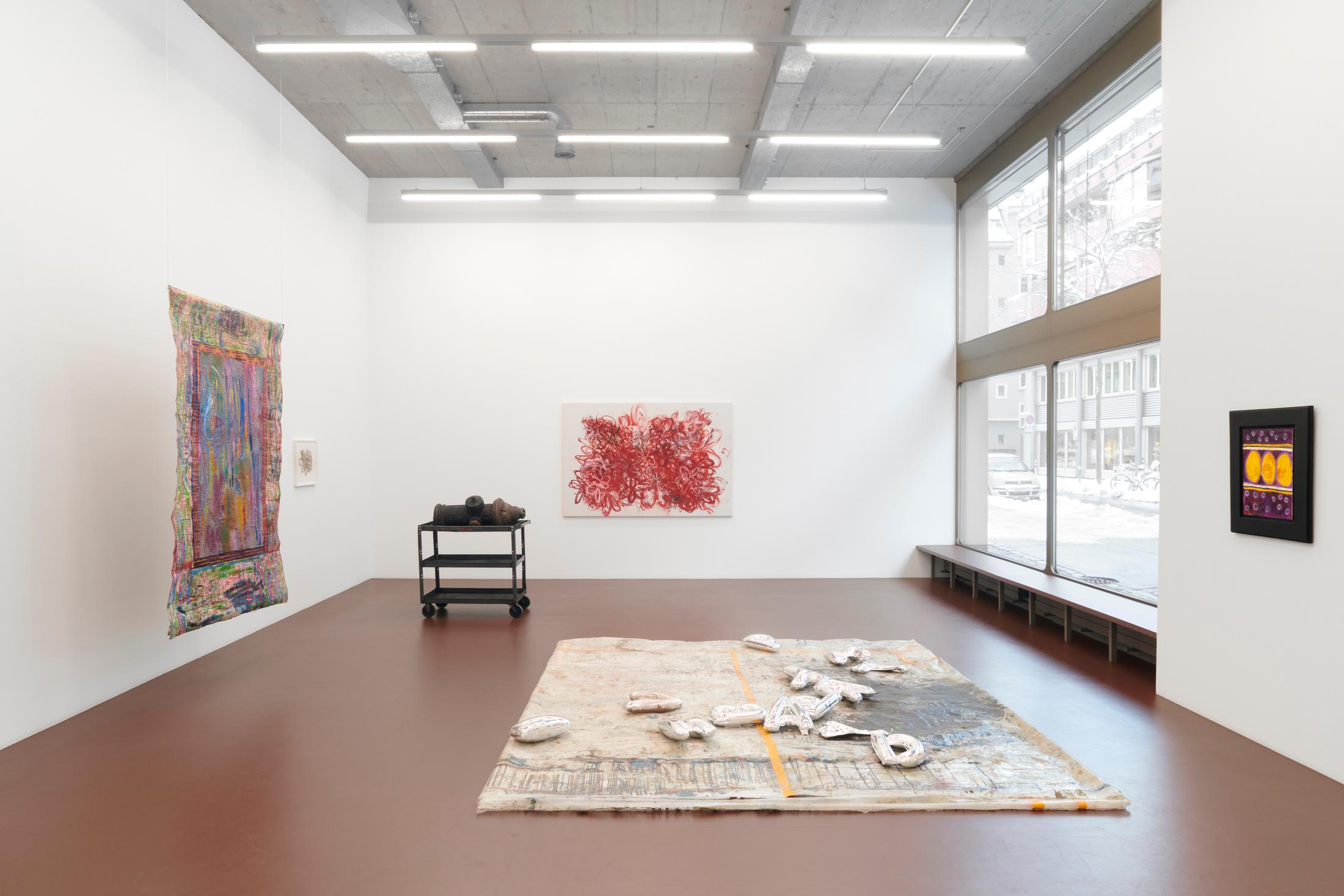 Exhibition View Group Show «Pacita Abad, Tosh Basco and Ser Serpas» at Karma International, Zurich, 2024 / Photo: Flavio Karrer / Courtesy: the artists and Karma International