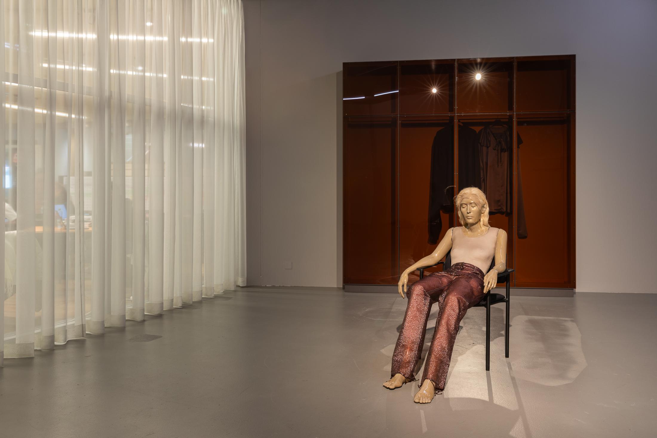 Exhibition View Solo Show Pascale Birchler «Ich kann dich sehen» at Kunsthalle Luzern, Lucerne, 2024 / Photo: Kilian Bannwart / Courtesy: the artist and Kunsthalle Luzern