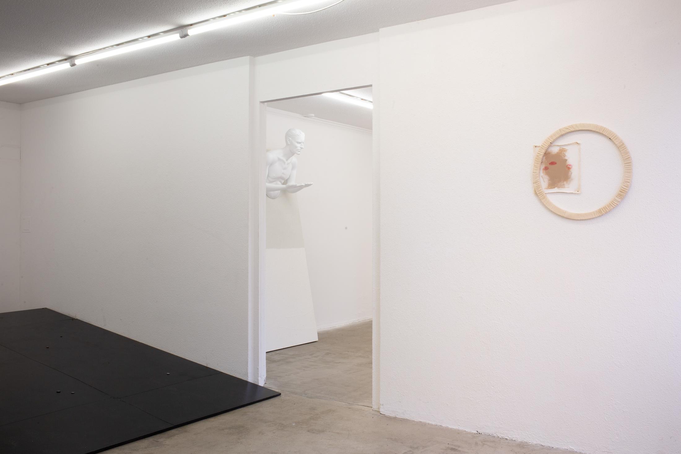 Exhibition View Group Show «Pirouettenschwindel» at HAMLET, Zurich, 2024 / Photo: Leevi Toija / Courtesy: the artists and HAMLET