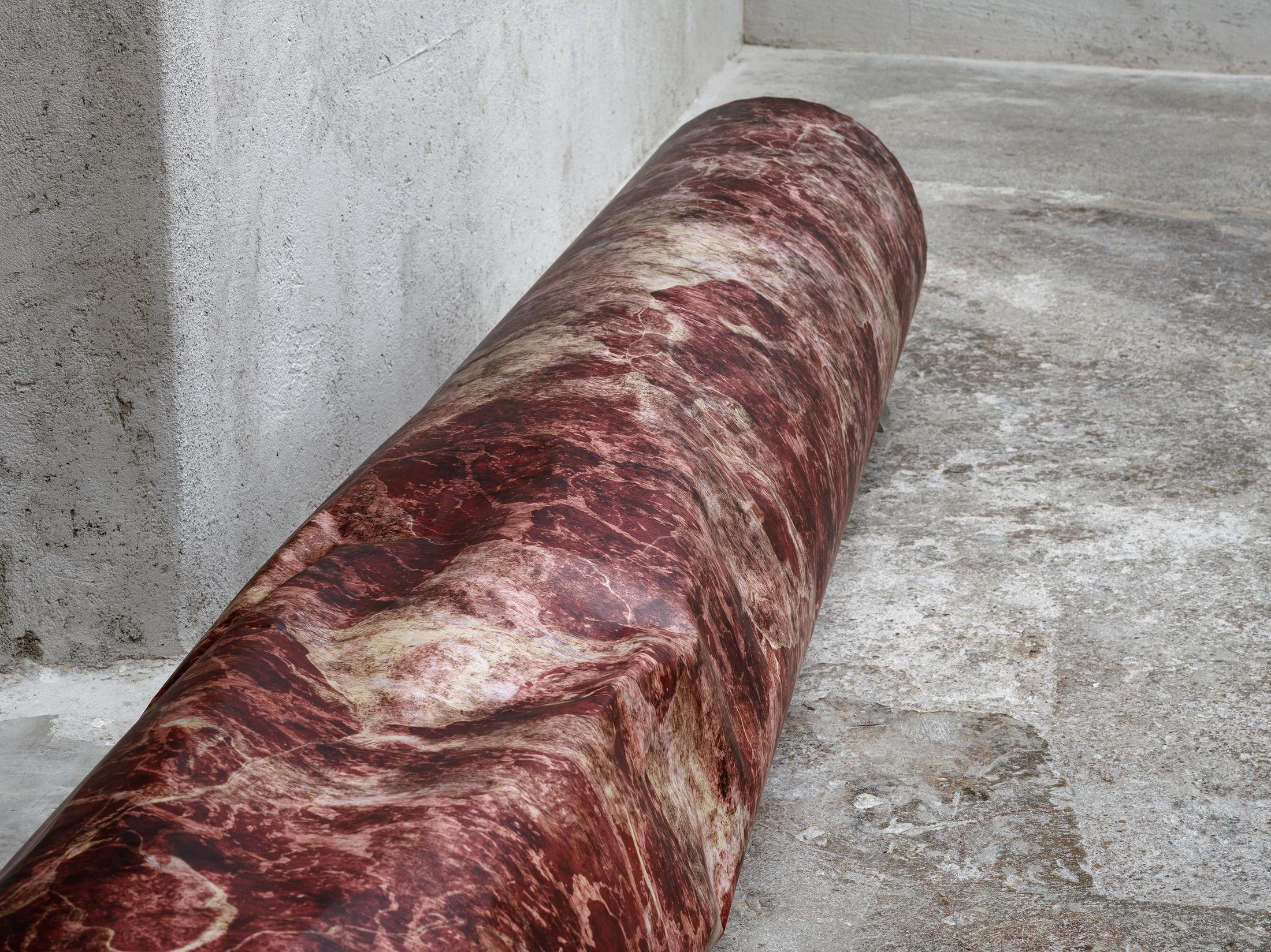 Exhibition View Ceylan Öztrük Solo Show «Pink Tabula Rasa; view on Ceylan Öztrük, Phantasm Manifesto: Column II, 2023» at Cabaret Voltaire, Zurich, 2023-2024 / Photo: Cedric Mussano / Courtesy: the artist and Cabaret Voltaire