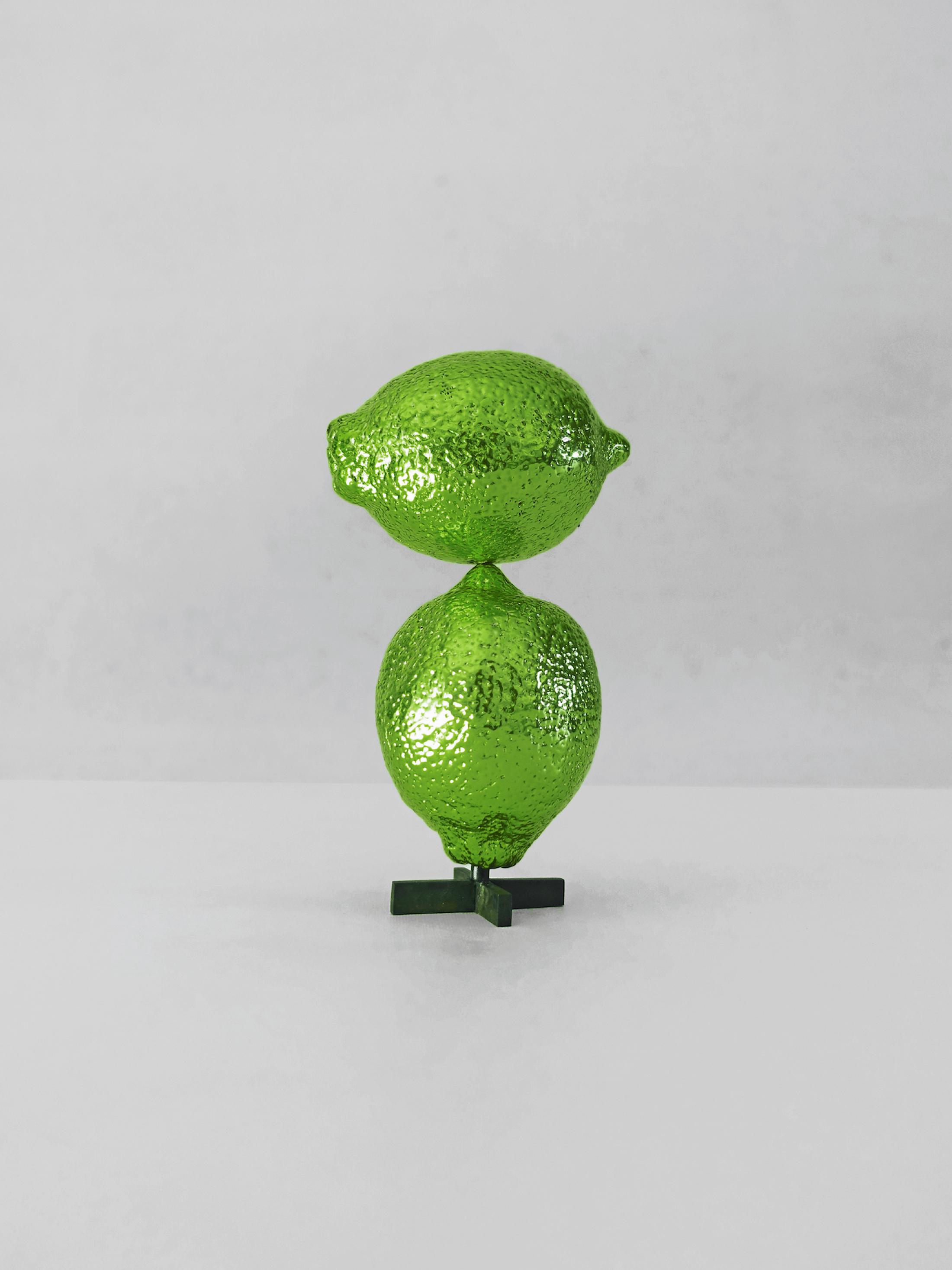 Exhibition View Group Show «QUAE EST IN NATURA ; view on Didier Marcel, Grenades, 2024, lost wax bronze, hot acid patina, 26 x 32 x 29 cm, ed. of 6 + 1 AP 1/6» at Galerie lange + pult, Zürich, 2024 / Photo: Felix Jungo / Courtesy: the artists and Galerie lange + pult