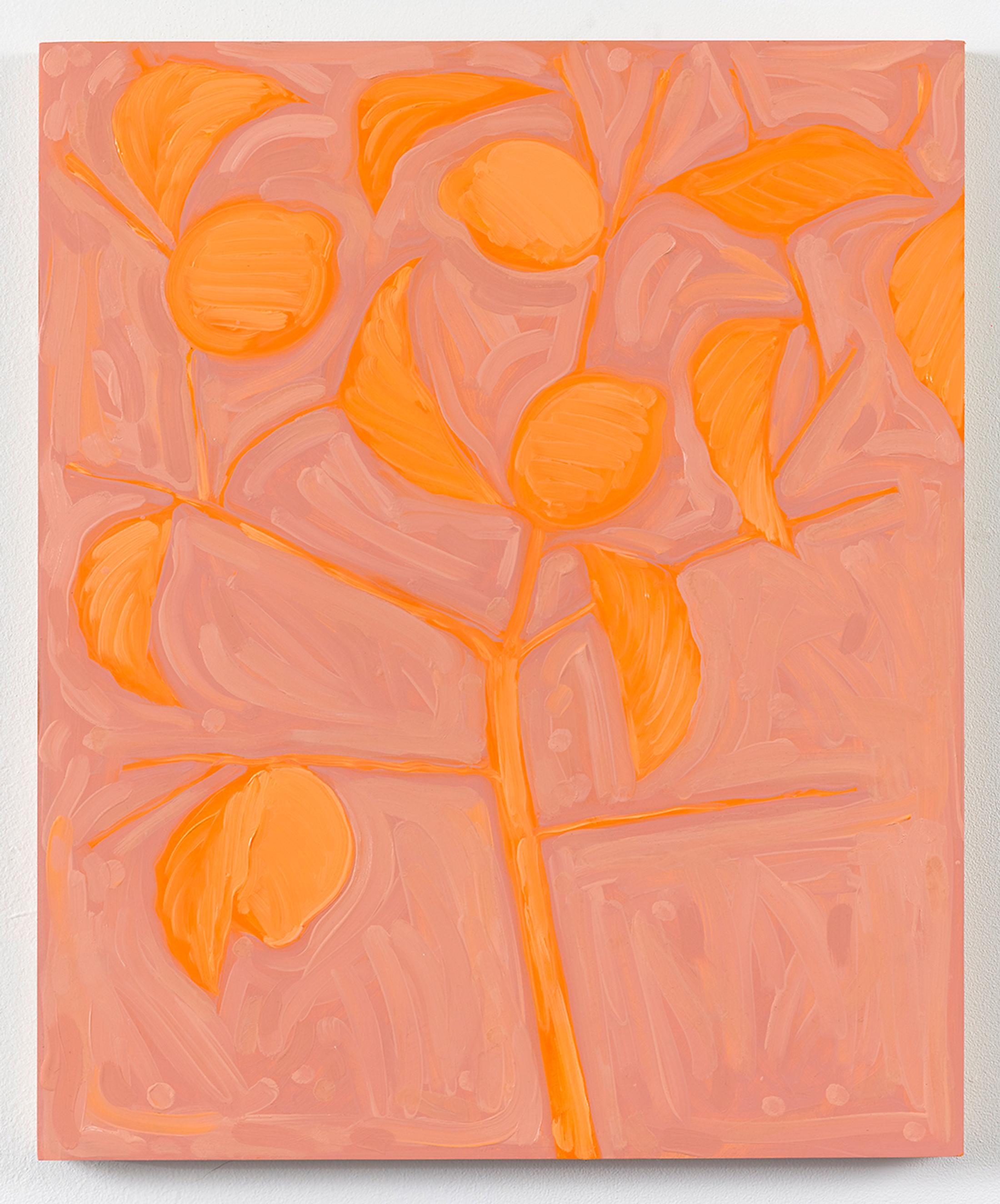 Exhibition View Group Show «QUAE EST IN NATURA ; view on Hugo Capron, Citronnier (XXVI), 2023, oil on panel, 60 x 50 cm » at Galerie lange + pult, Zürich, 2024 / Photo: Felix Jungo / Courtesy: the artists and Galerie lange + pult