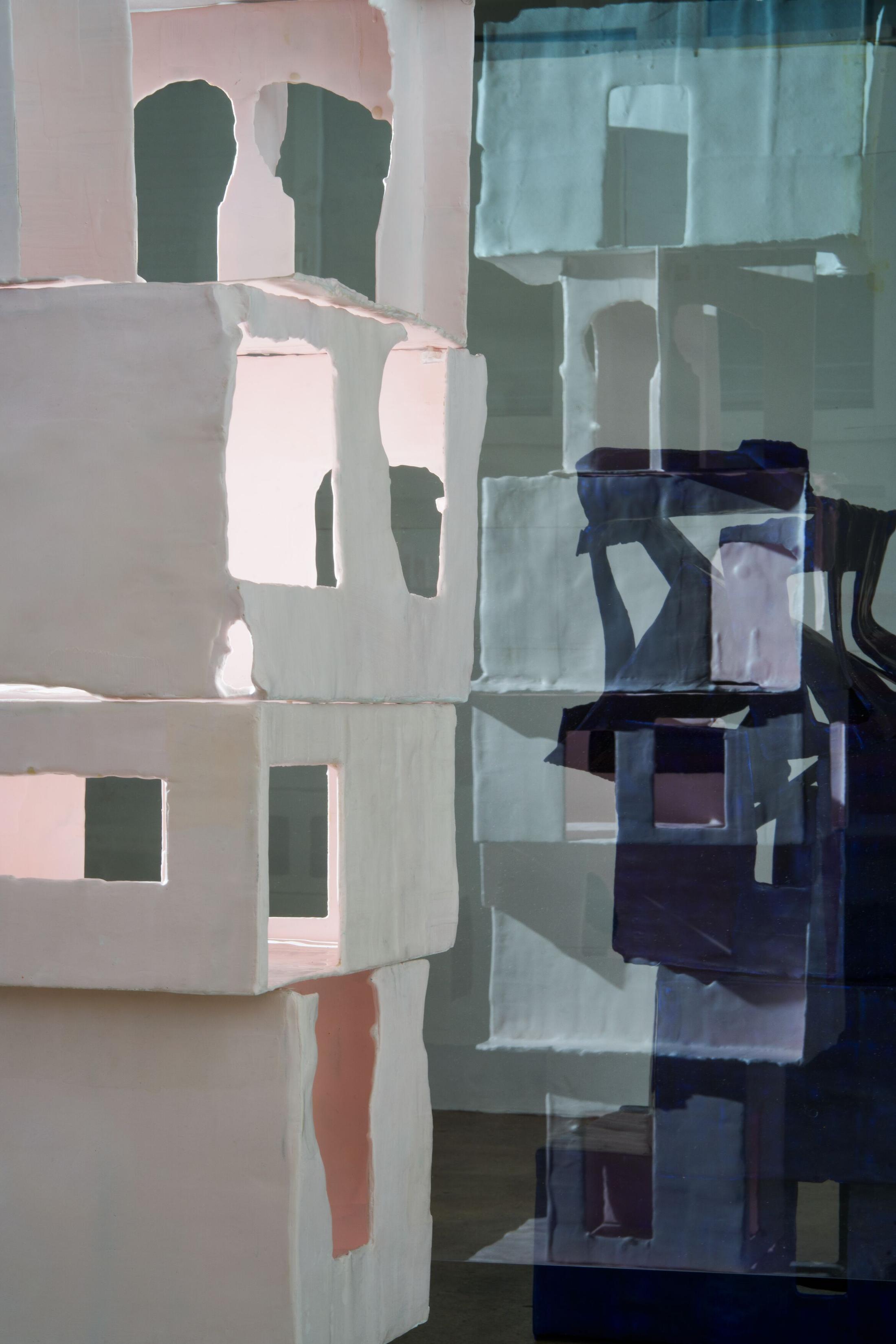 Exhibition View Solo Show «Rachel Khedoori; view on Untitled (detail), 2024» at Hauser & Wirth, Zurich, 2025 / Photo: Jon Etter / Courtesy: the artist and Hauser & Wirth