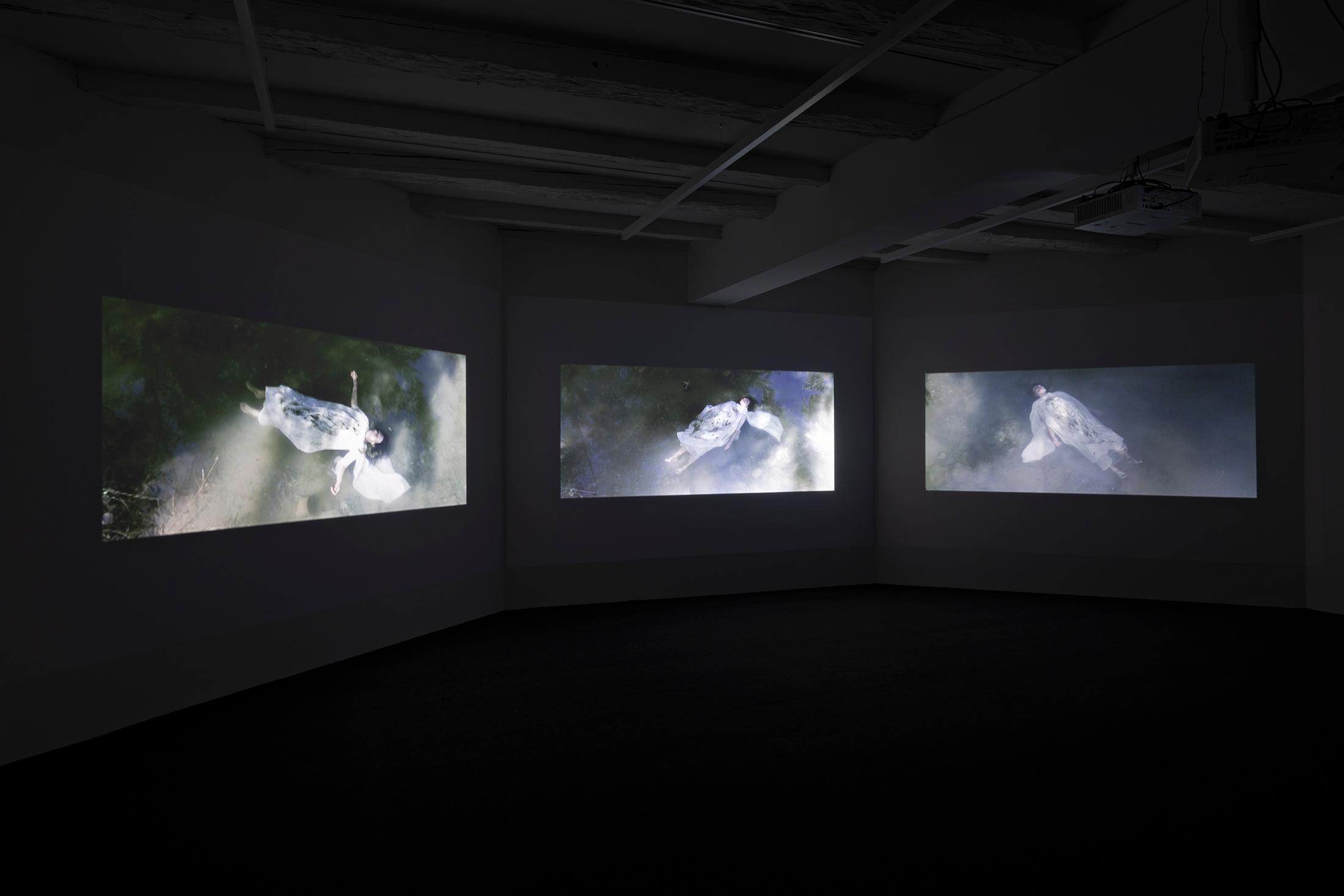 Exhibition View Group Show «(Re)connect ; view on Shirin Neshat, Mahdokht (Women without Men Series), 2004» at Ausstellungsraum Klingetal, Basel, 2025 / Photo: Gina Folly /  Courtesy: the artists and Ausstellungsraum Klingental