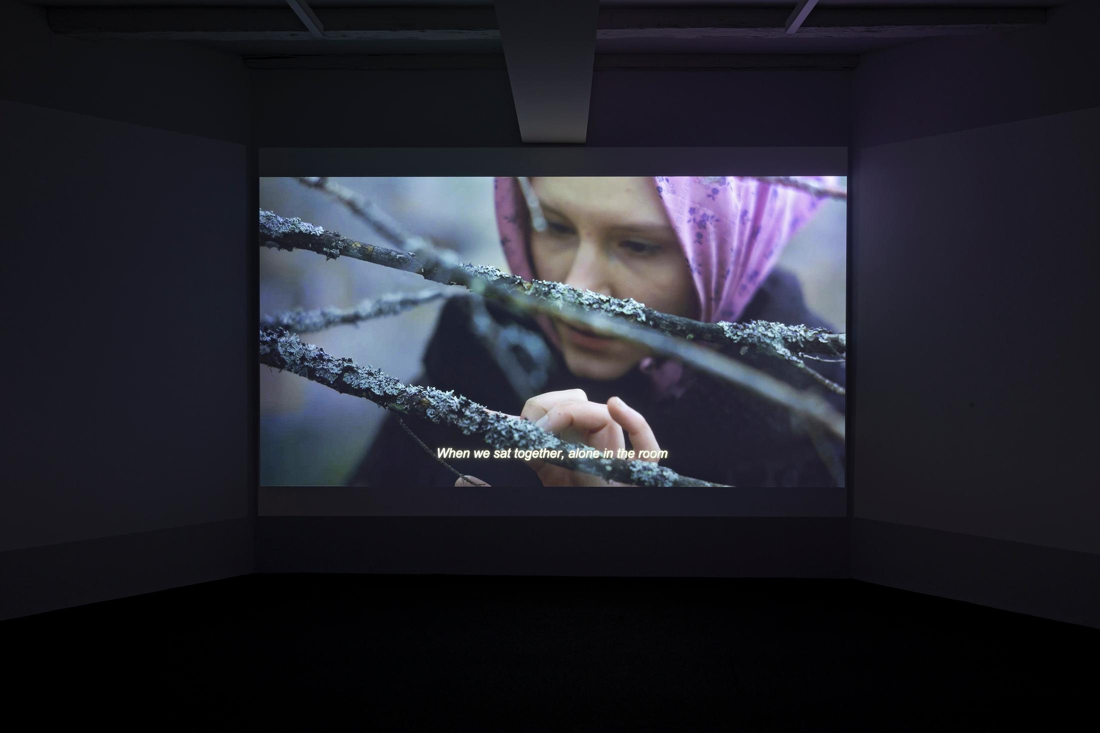 Exhibition View Group Show «(Re)connect ; view on Katarzyna Machalek and Łukasz Machowski,Day and Night (Dzień i Noc), 2022» at Ausstellungsraum Klingetal, Basel, 2025 / Photo: Gina Folly /  Courtesy: the artists and Ausstellungsraum Klingental