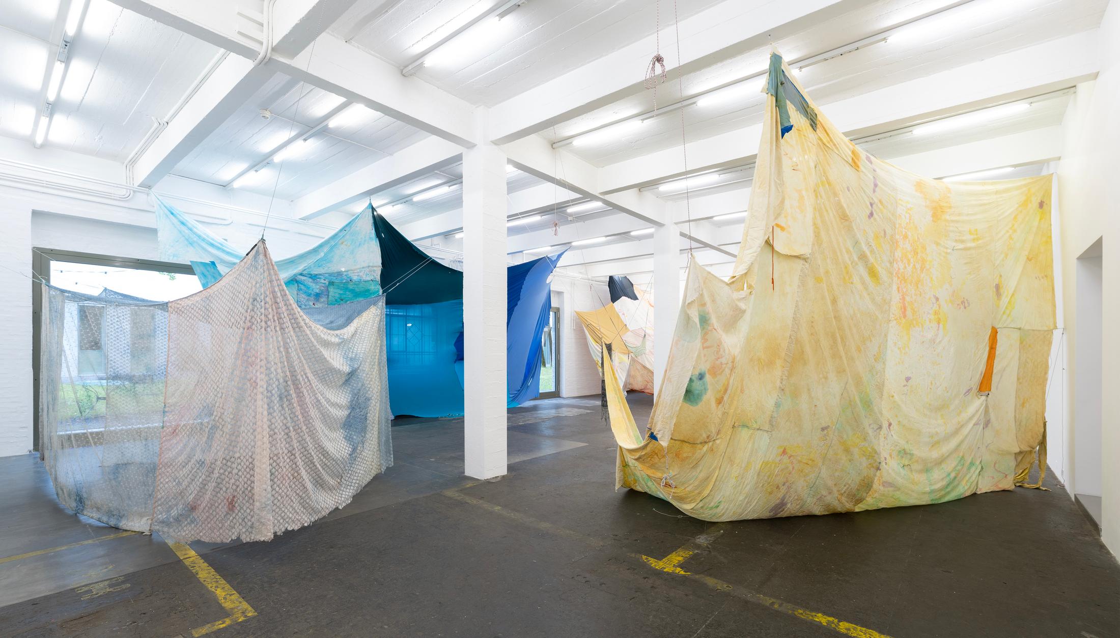 Reto Pulfer, «Fachzustand», exhibition view, 2024 / Photo: Kunst Halle Sankt Gallen, E. Sommer  / Courtesy: the artist and Hollybush Gardens, London