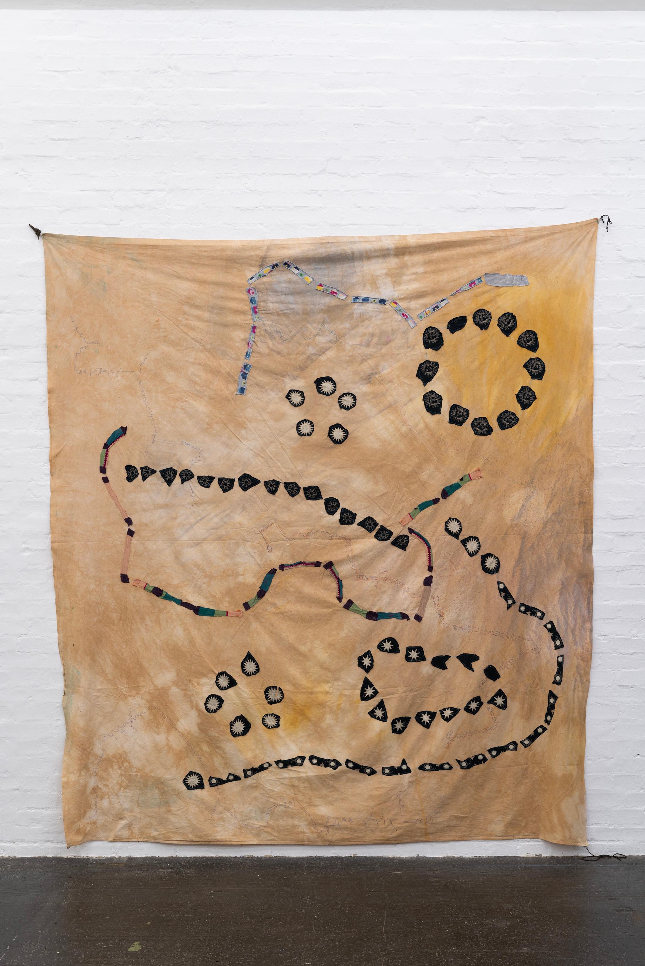 Reto Pulfer, Sonnen/Sterne, 2023 / Photo: Kunst Halle Sankt Gallen, E. Sommer  / Courtesy: the artist and Hollybush Gardens, London