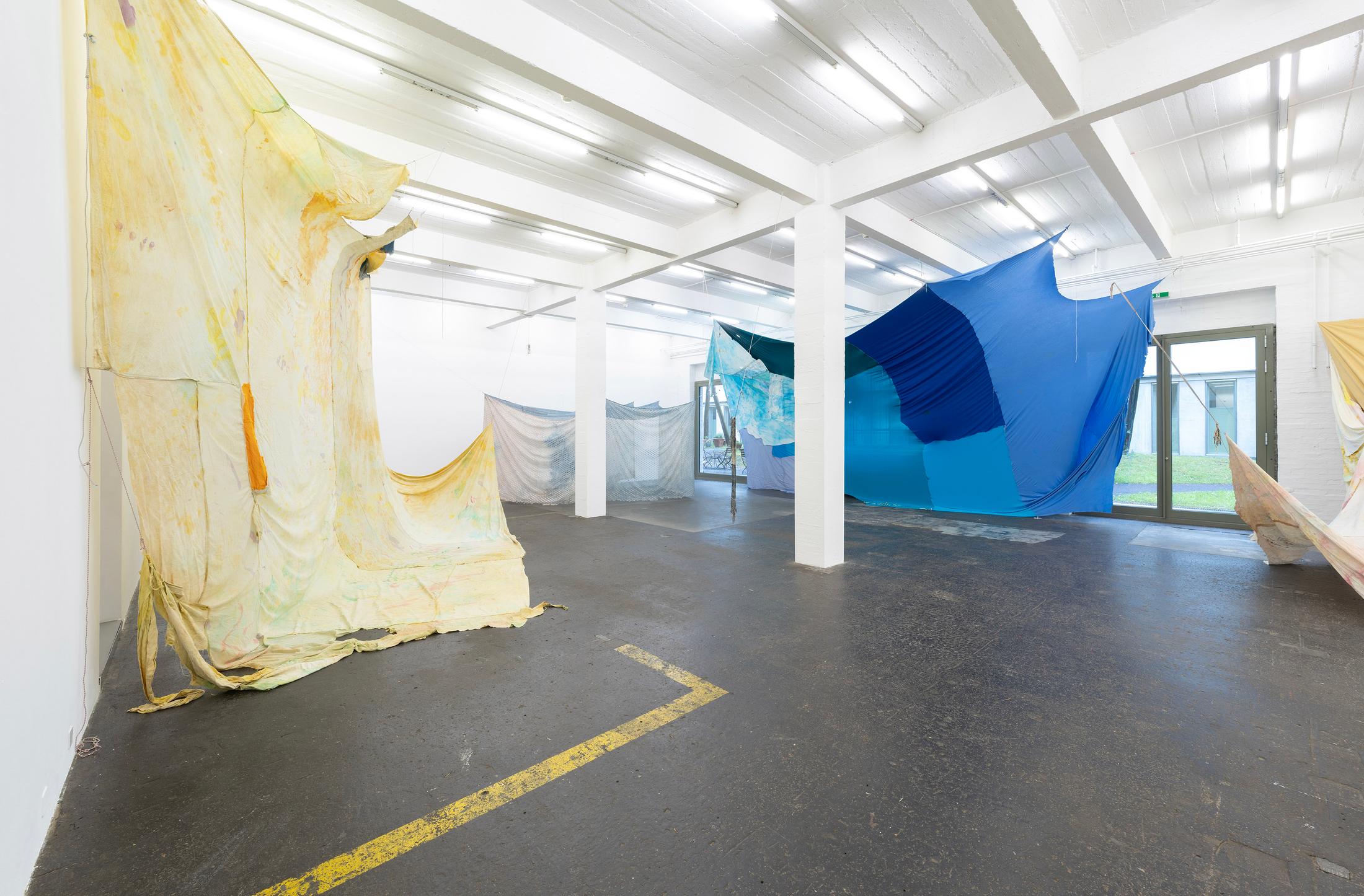 Reto Pulfer, «Fachzustand», exhibition view, 2024 / Photo: Kunst Halle Sankt Gallen, E. Sommer  / Courtesy: the artist and Hollybush Gardens, London