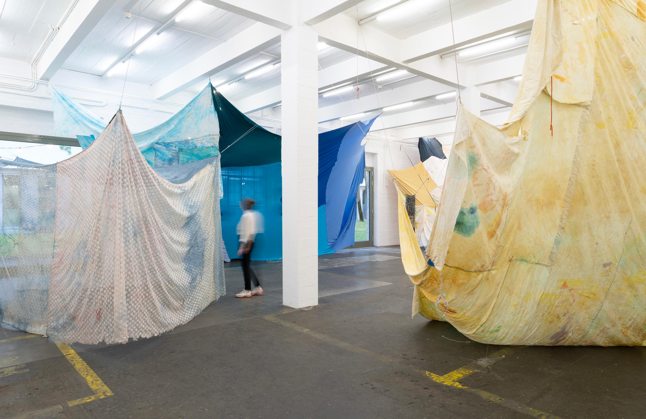 Reto Pulfer, «Fachzustand», exhibition view, 2024 / Photo: Kunst Halle Sankt Gallen, E. Sommer  / Courtesy: the artist and Hollybush Gardens, London