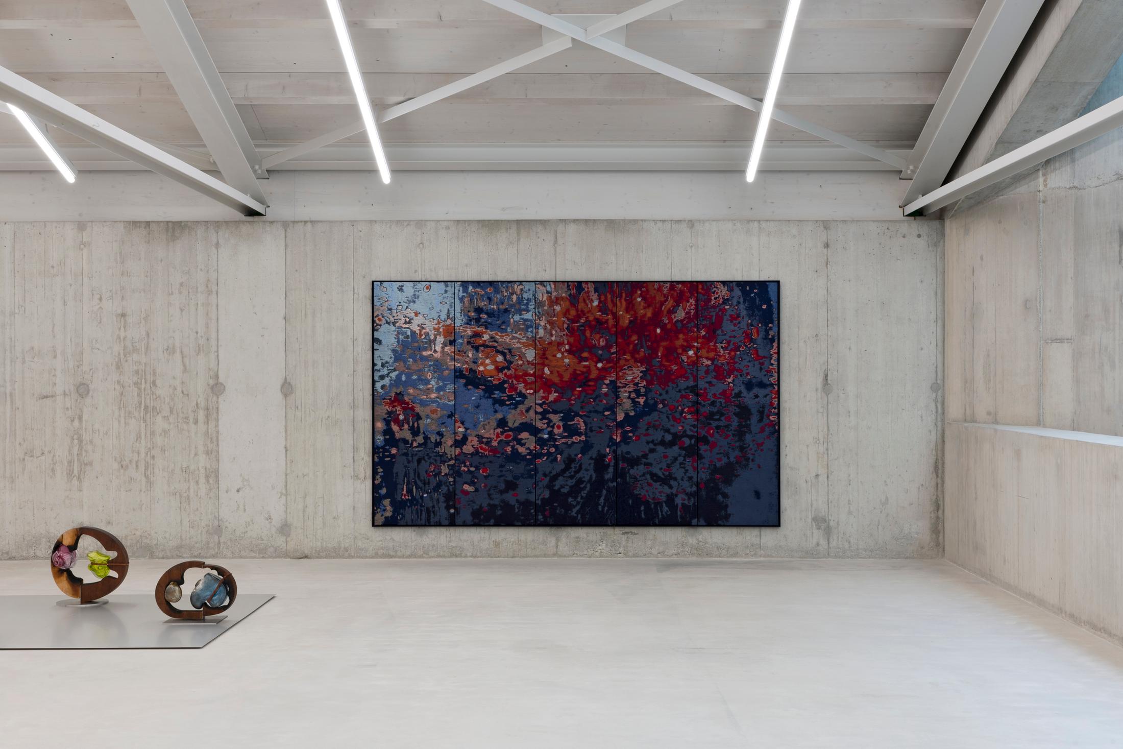 Exhibition View Group Show «Rewilding» at Kunsthaus Baselland, Baselland, 2024 / Photo: Gina Folly / Courtesy: The artists and Kunsthaus Baselland