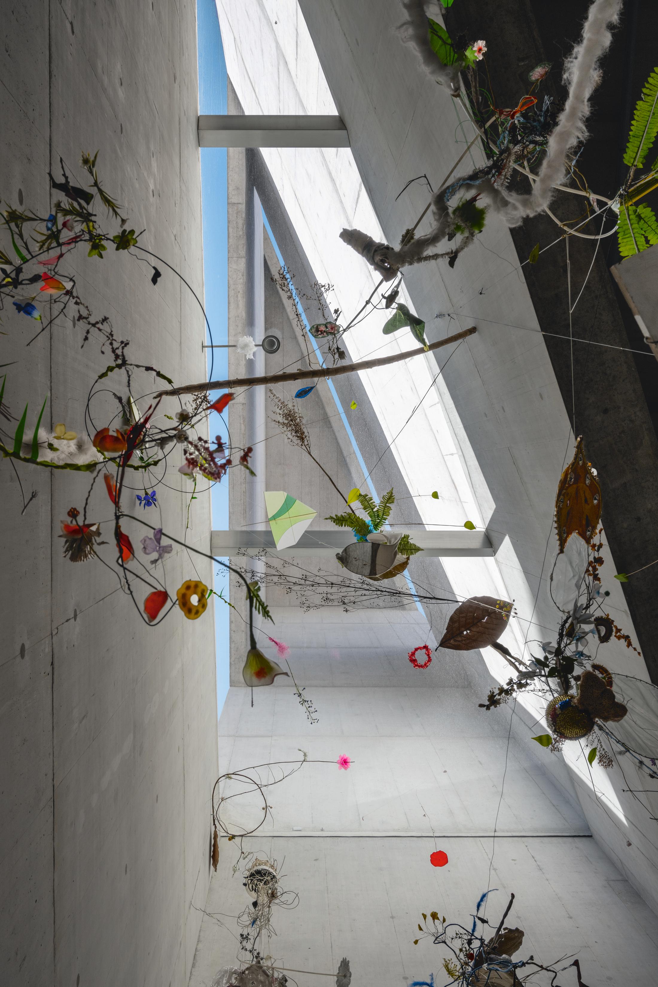 Exhibition View Group Show «Rewilding» at Kunsthaus Baselland, Baselland, 2024 / Photo: Finn Curry / Courtesy: The artists and Kunsthaus Baselland