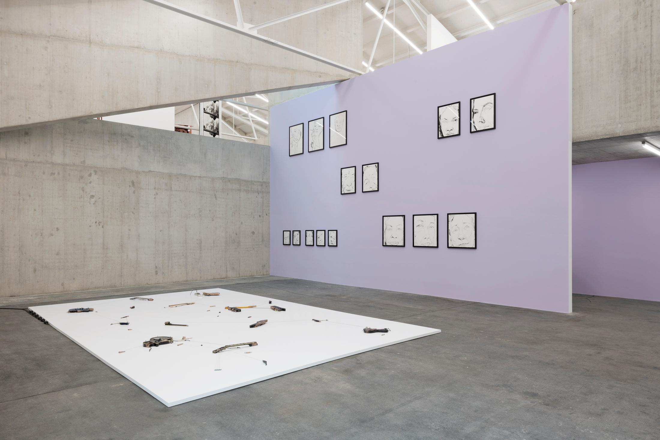 Exhibition View Group Show «Rewilding» at Kunsthaus Baselland, Baselland, 2024 / Photo: Gina Folly / Courtesy: The artists and Kunsthaus Baselland