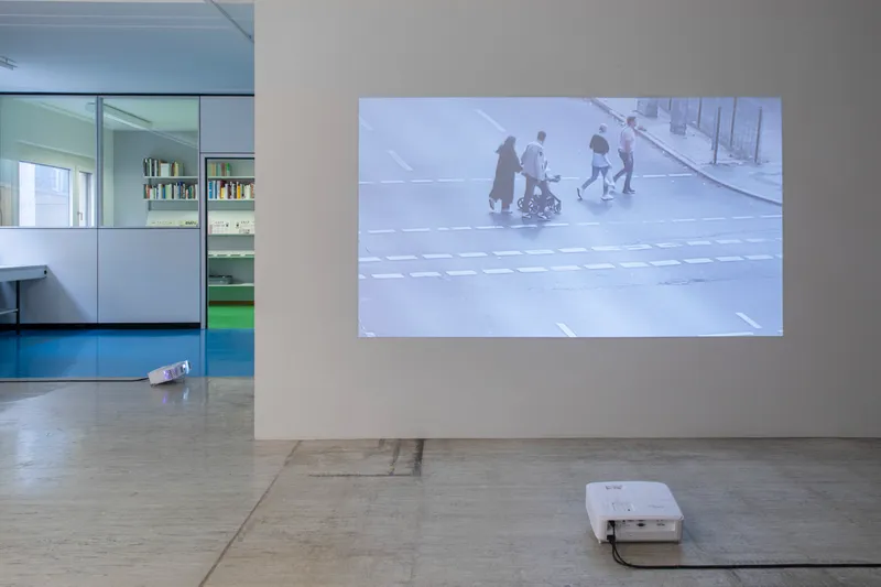 Exhibition View Group Show «Stories; view on Rosa Aiello, Yours Faithfully, 2022» at Stretcher, Basel, 2023 / Photo: Nina Rieben / Courtesy: the artist and Stretcher