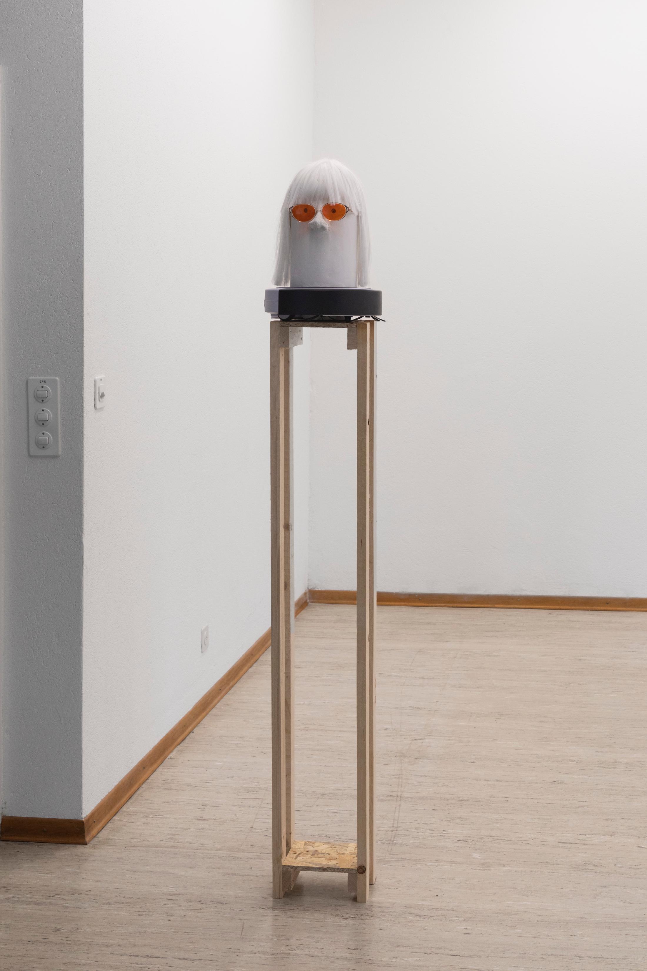 Exhibition View Group Show «Stories; view on Benedikt Bock, What People Want is Not What People Need (Rebekka), 2023» at Stretcher, Basel, 2023 / Photo: Nina Rieben / Courtesy: the artist and Stretcher