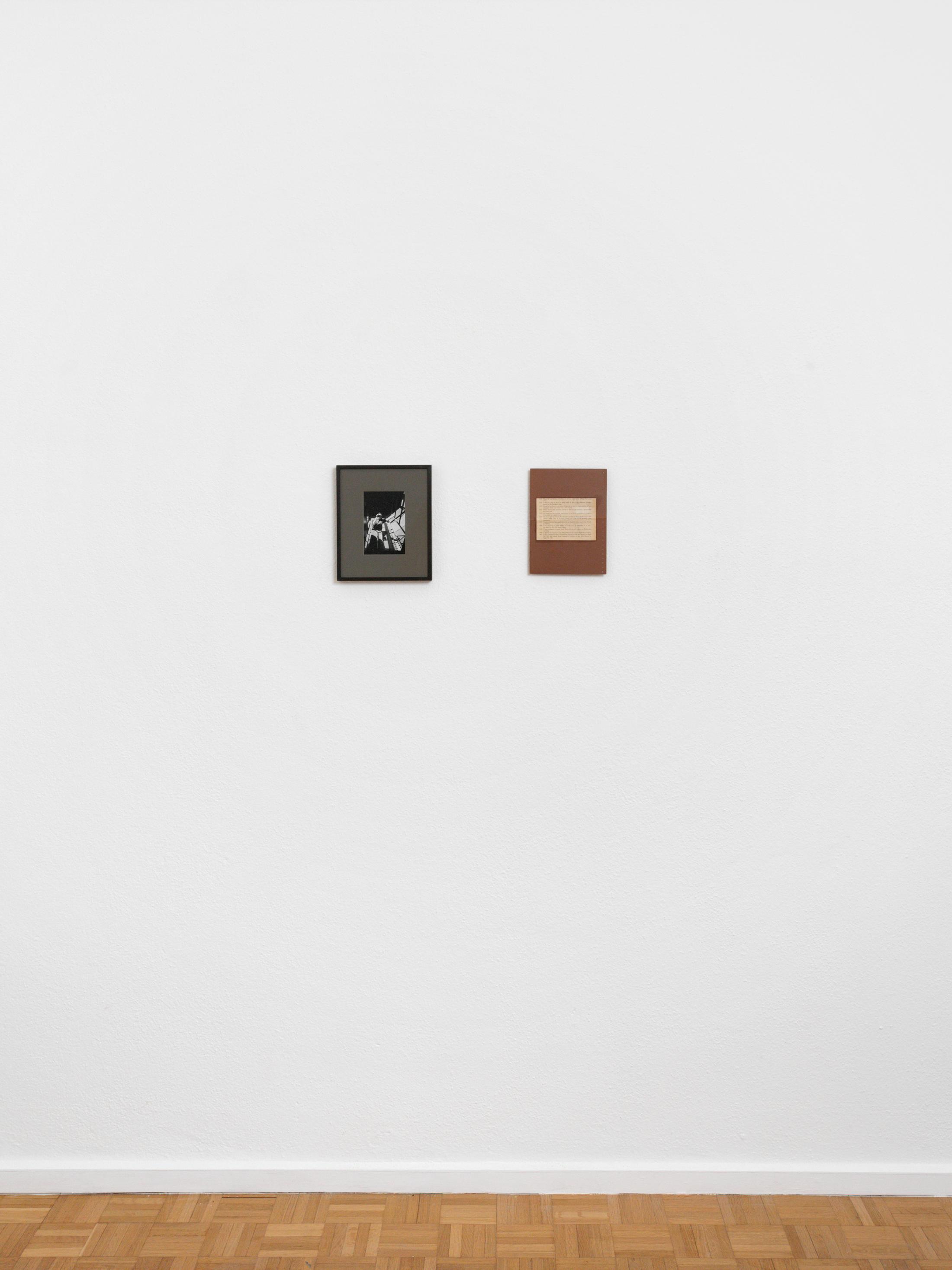 Exhibition View Group Show «From My Window» at Sentiment, Zurich, 2023 / Photo: Philipp Rupp & Julien Gremaud / Courtesy: the artists and Sentiment