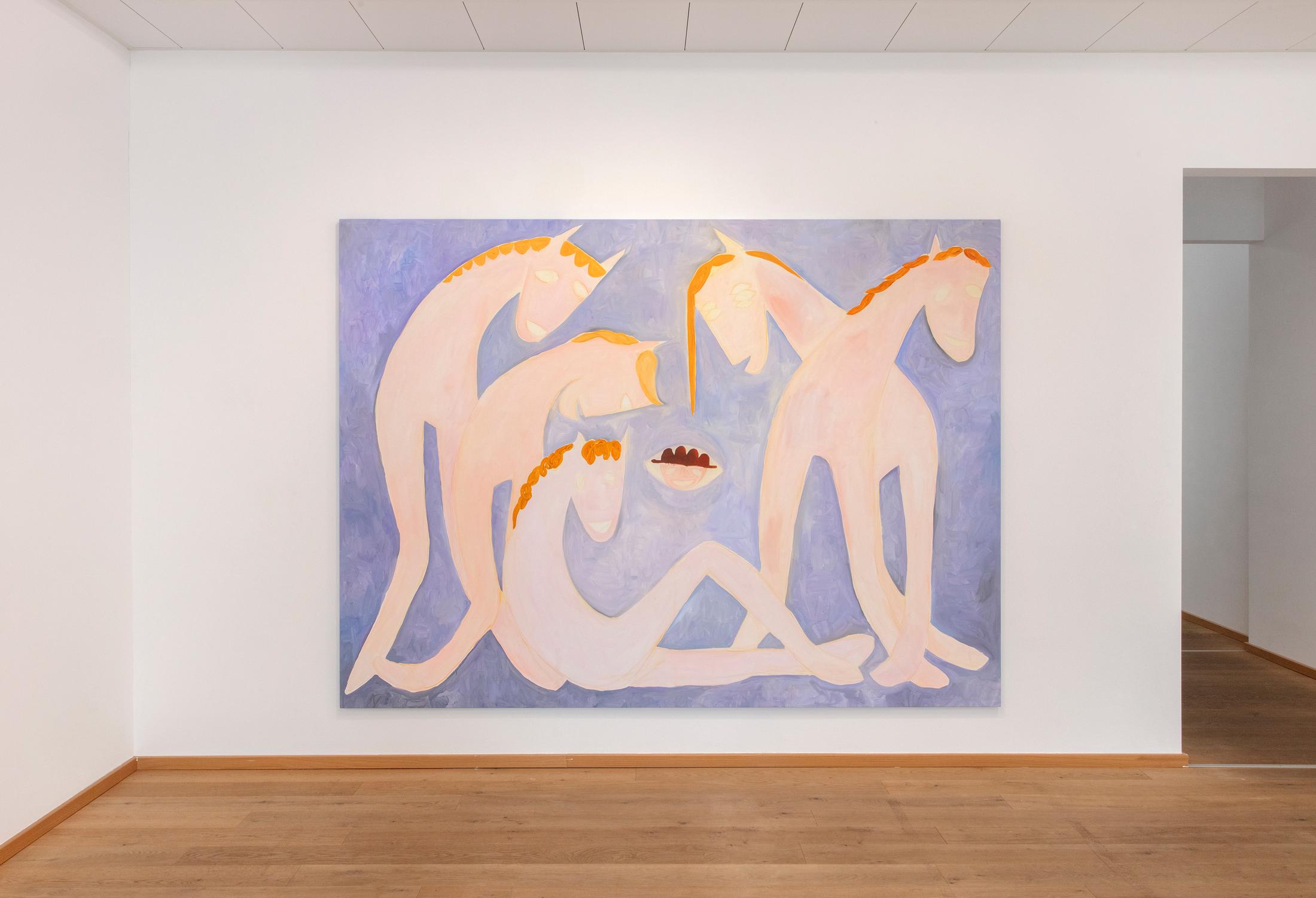 Exhibition View Solo Show Sarah Bogner «Freunde des Lichts» at Livie Gallery, Zurich, 2024 / Photo: Esther Mathis / Courtesy: The artist and Livie Gallery